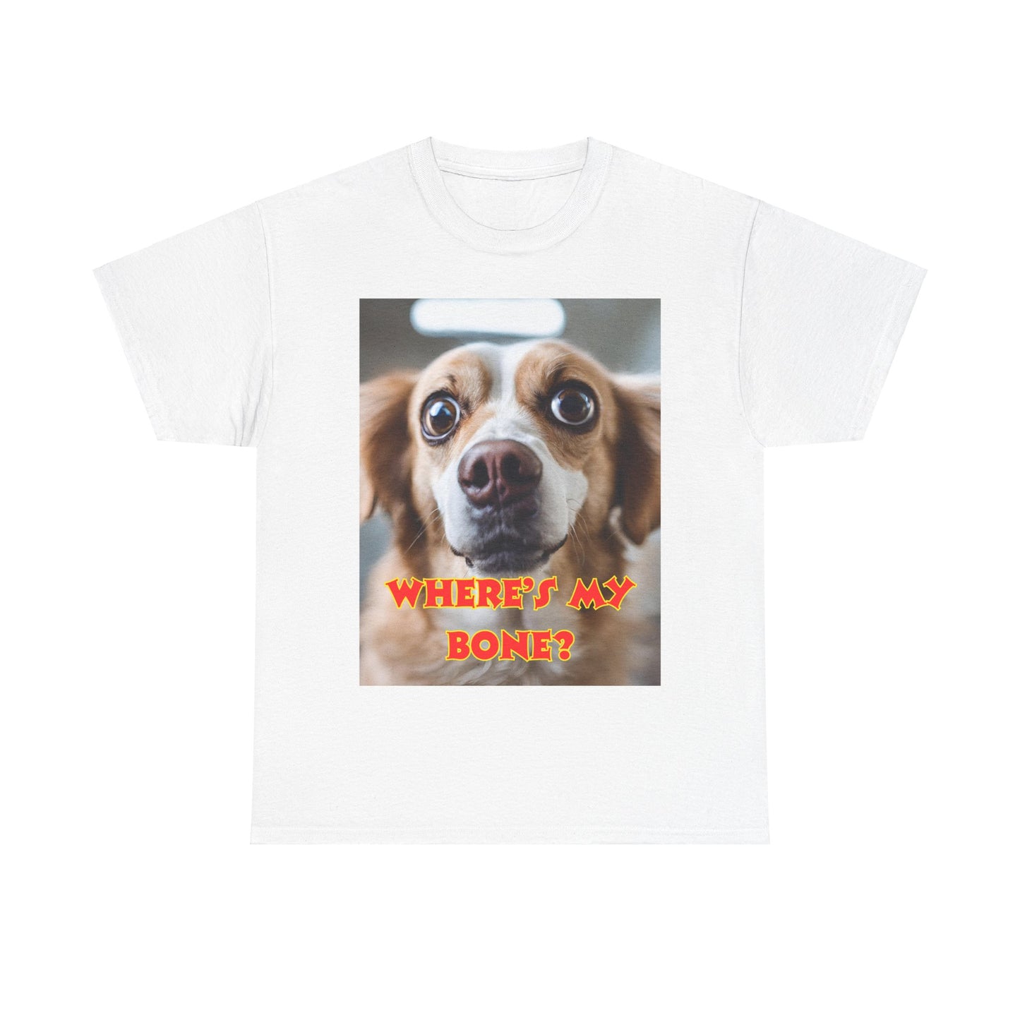 Unisex Heavy Cotton (Where's my Bone?) T-shirt