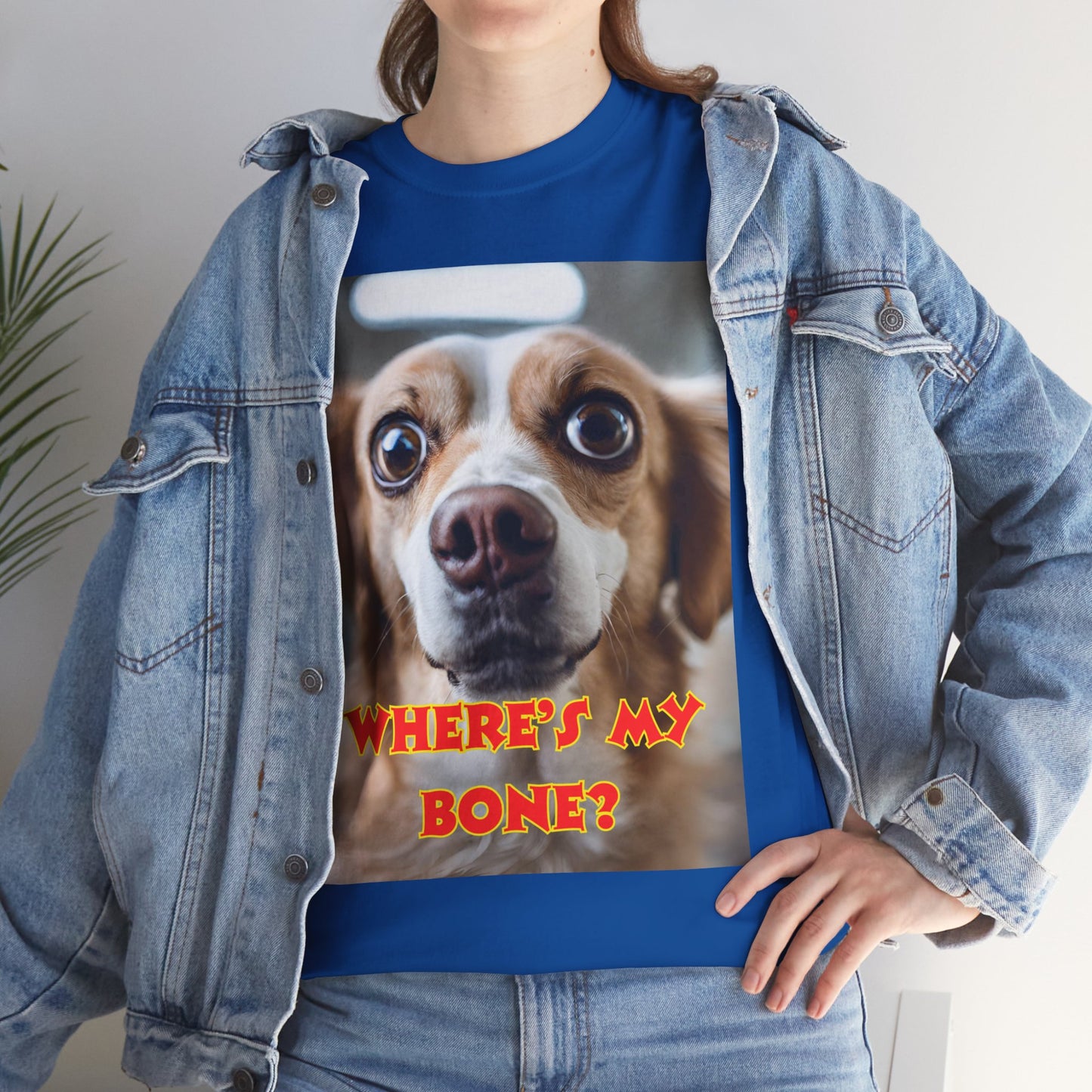 Unisex Heavy Cotton (Where's my Bone?) T-shirt