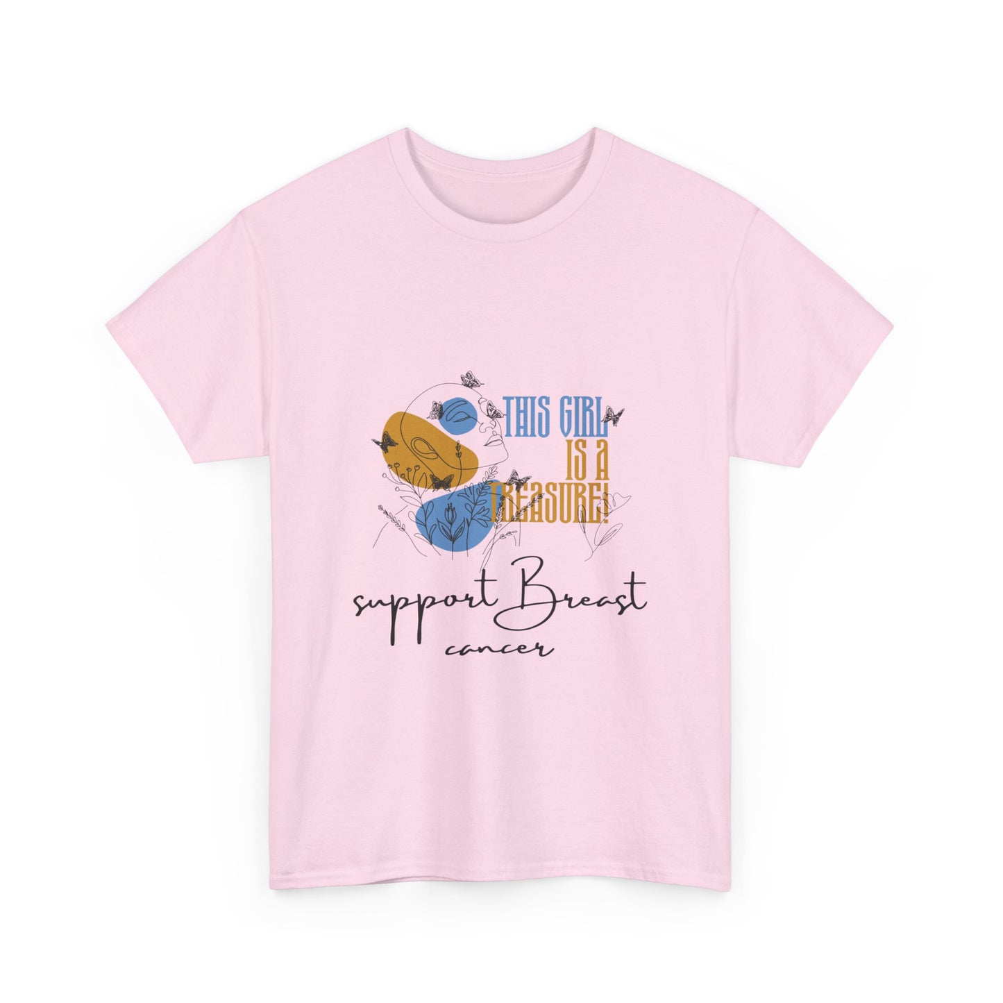 Unisex Heavy Cotton (Support Breast Cancer) T-shirt