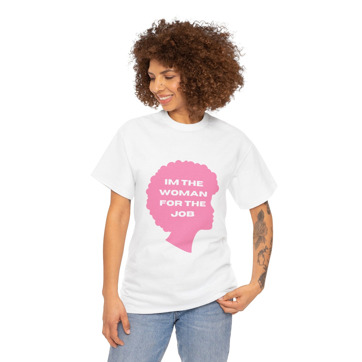 Unisex Heavy Cotton (I'm The Woman For The Job) T-shirt