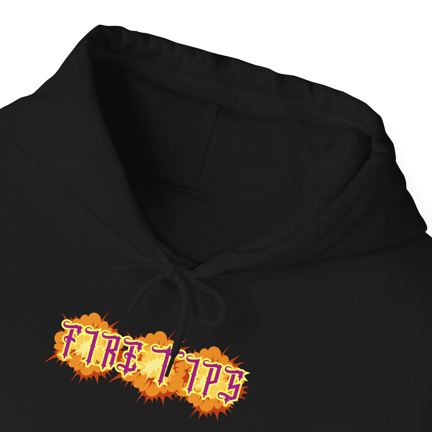 Unisex Heavy Blend™ Hooded Graphic design (Fire Tips) Sweatshirt