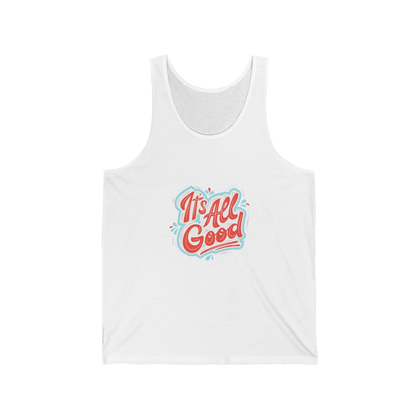 Unisex design (It's All Good) Jersey Tank Top
