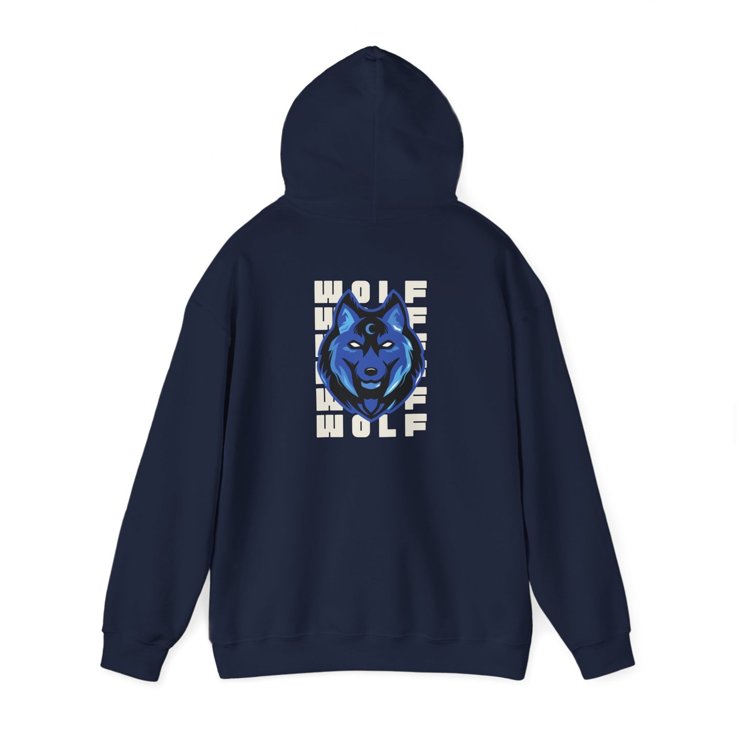 Unisex Heavy Blend™ Graphic Design (WOLF) Hooded Sweatshirt