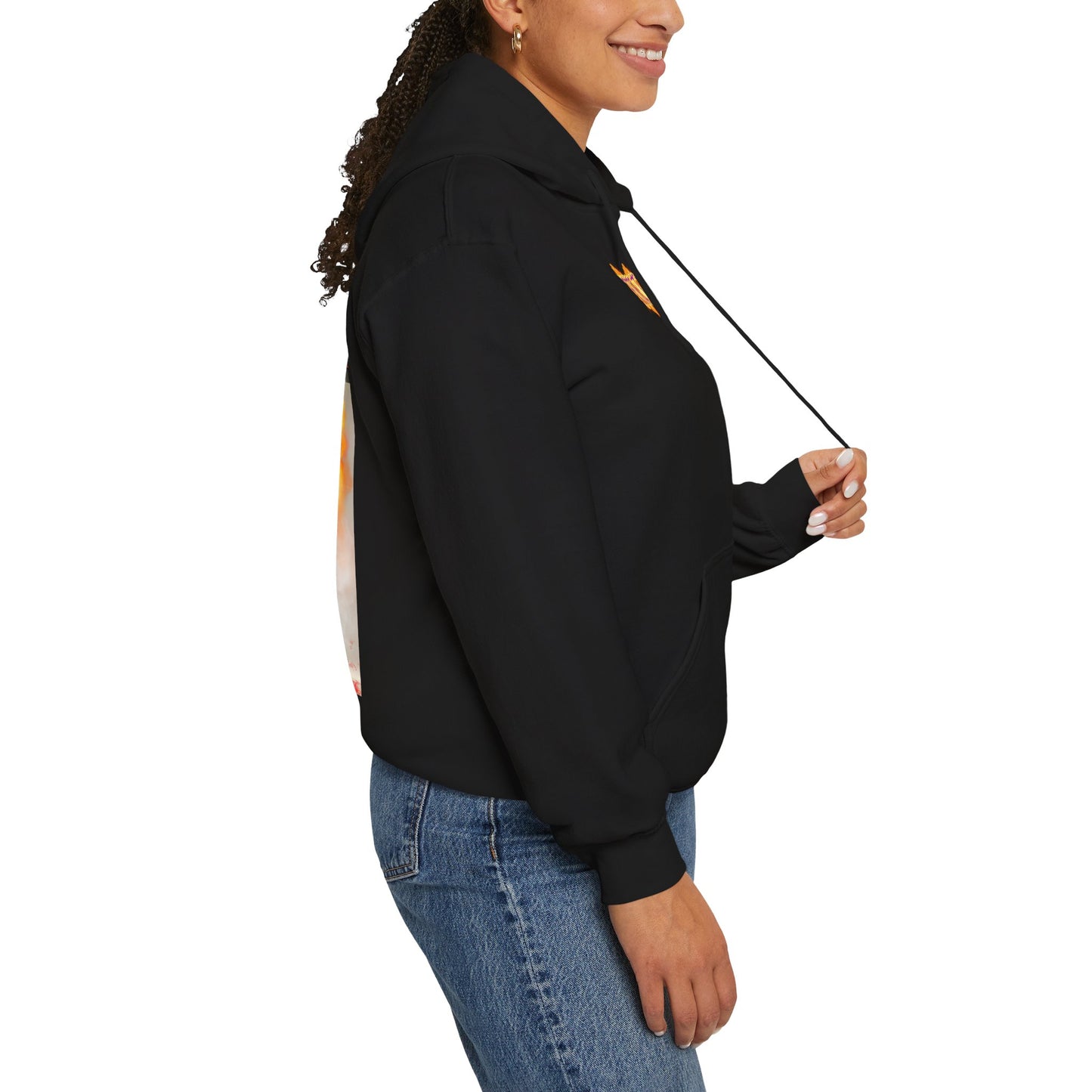 Unisex Heavy Blend™ Hooded Graphic design (Fire Tips) Sweatshirt