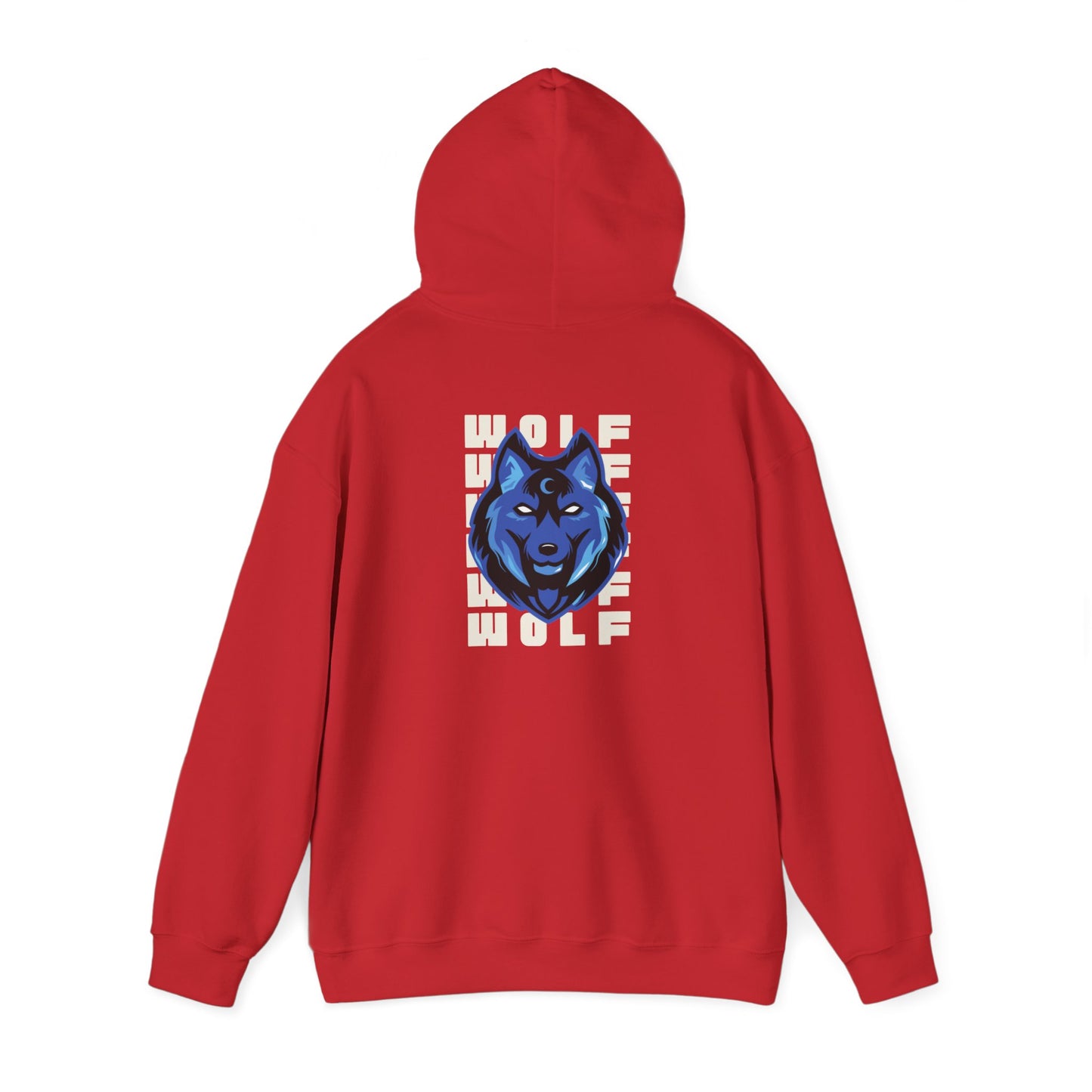 Unisex Heavy Blend™ Graphic Design (WOLF) Hooded Sweatshirt