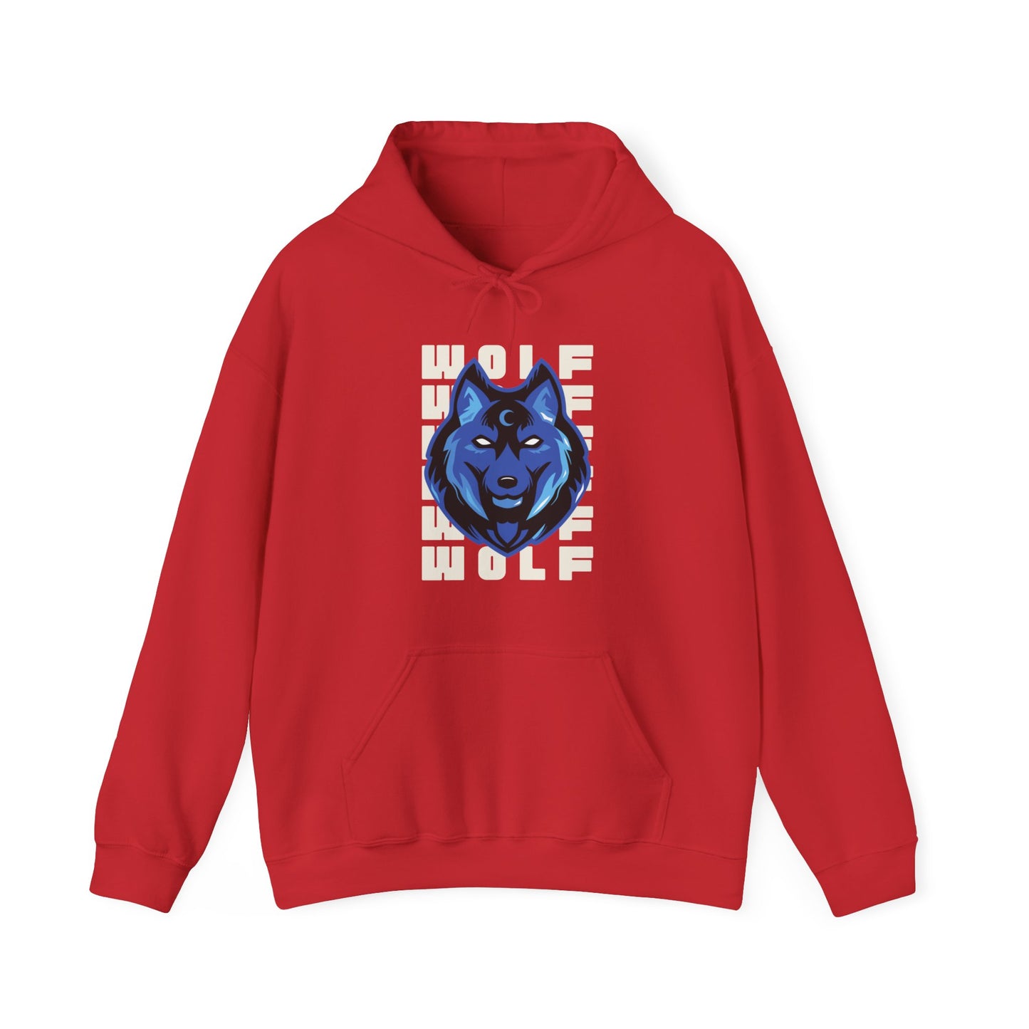 Unisex Heavy Blend™ Graphic Design (WOLF) Hooded Sweatshirt