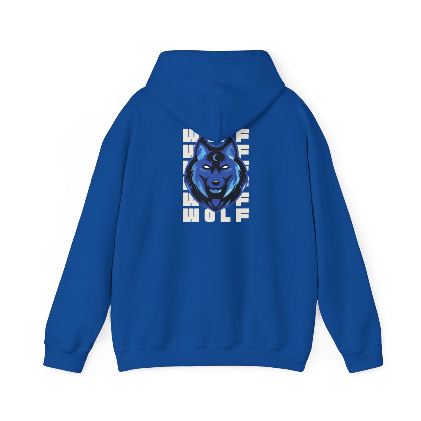 Unisex Heavy Blend™ Graphic Design (WOLF) Hooded Sweatshirt