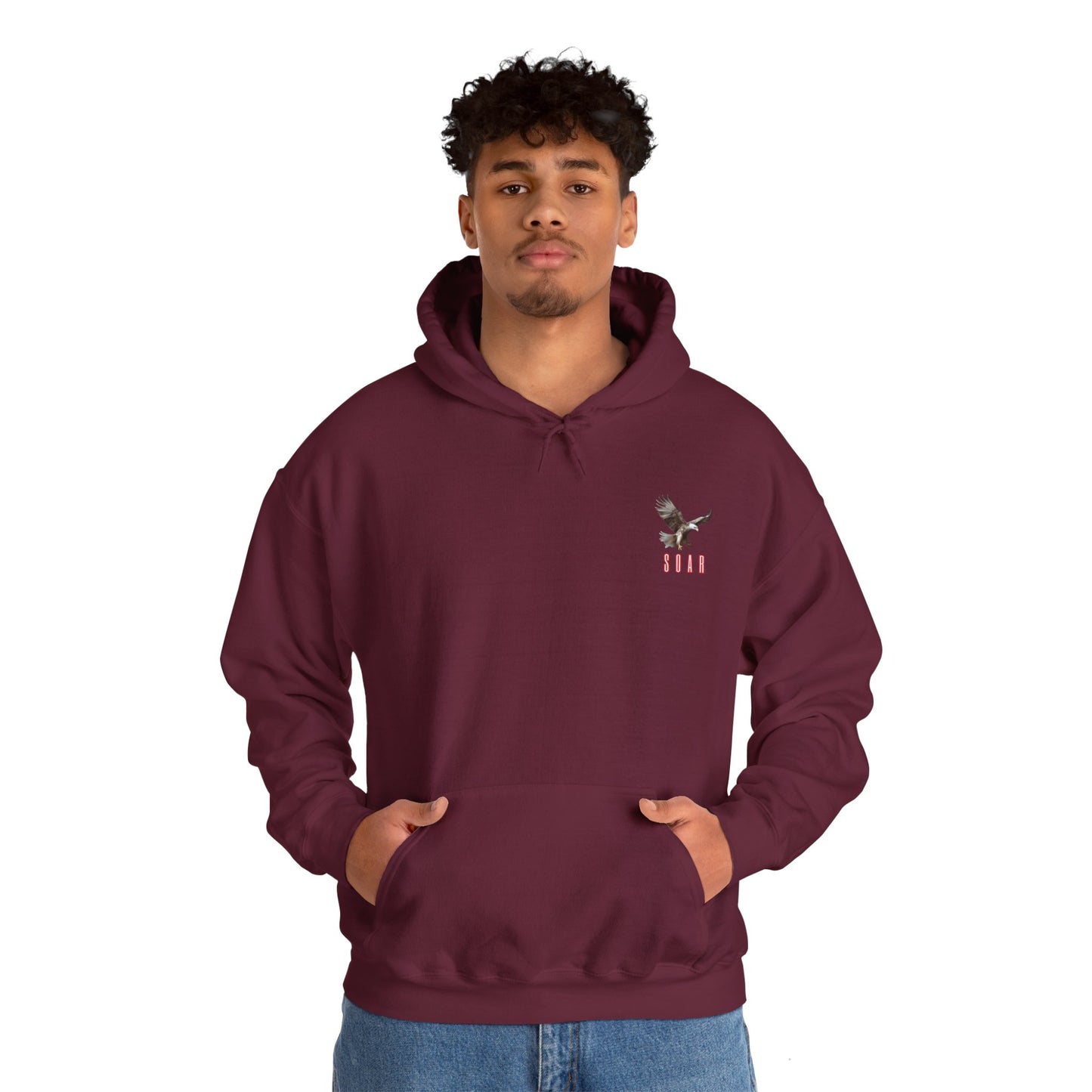 Unisex Heavy Blend™ Hooded Graphic Design (SOAR) Sweatshirt
