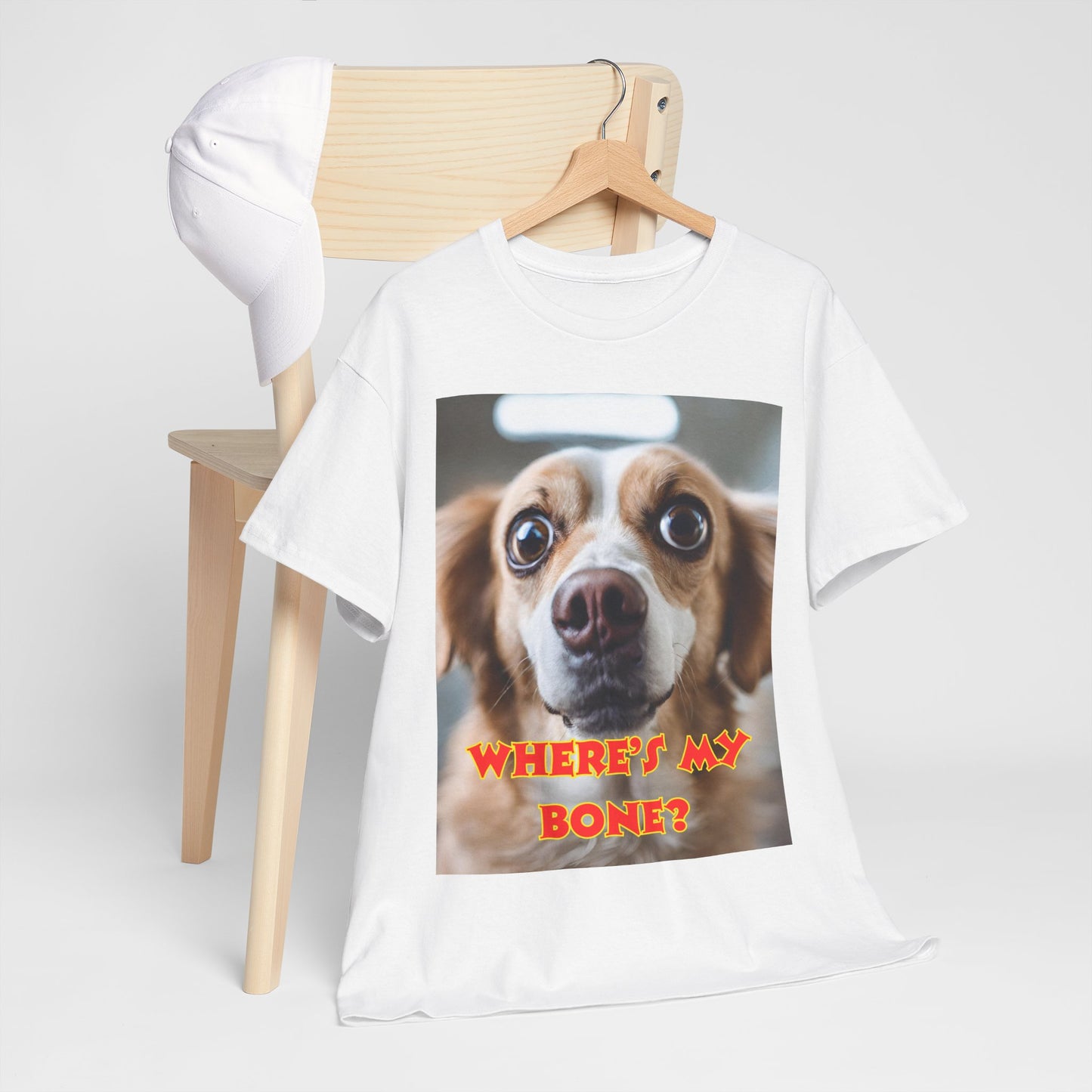 Unisex Heavy Cotton (Where's my Bone?) T-shirt