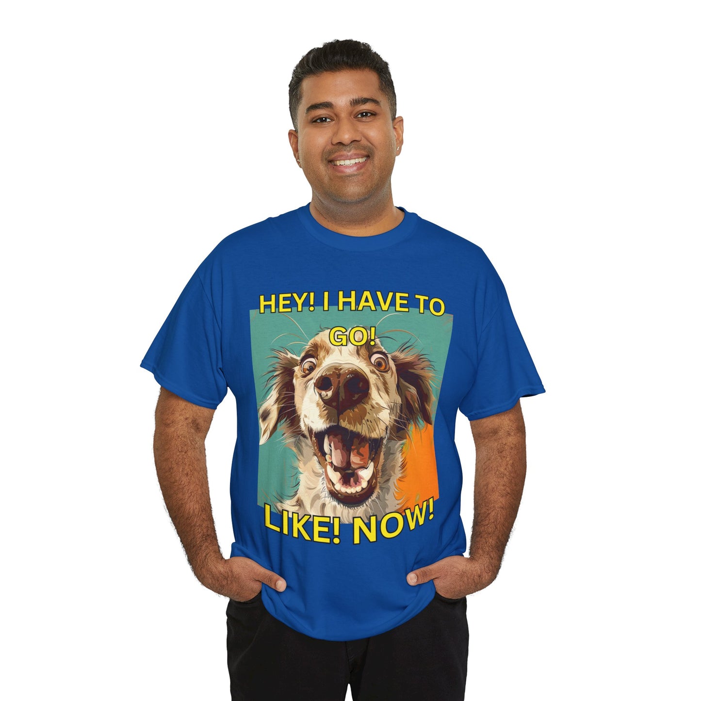 Unisex Heavy Cotton design (HEY I Got To Go) T-shirt