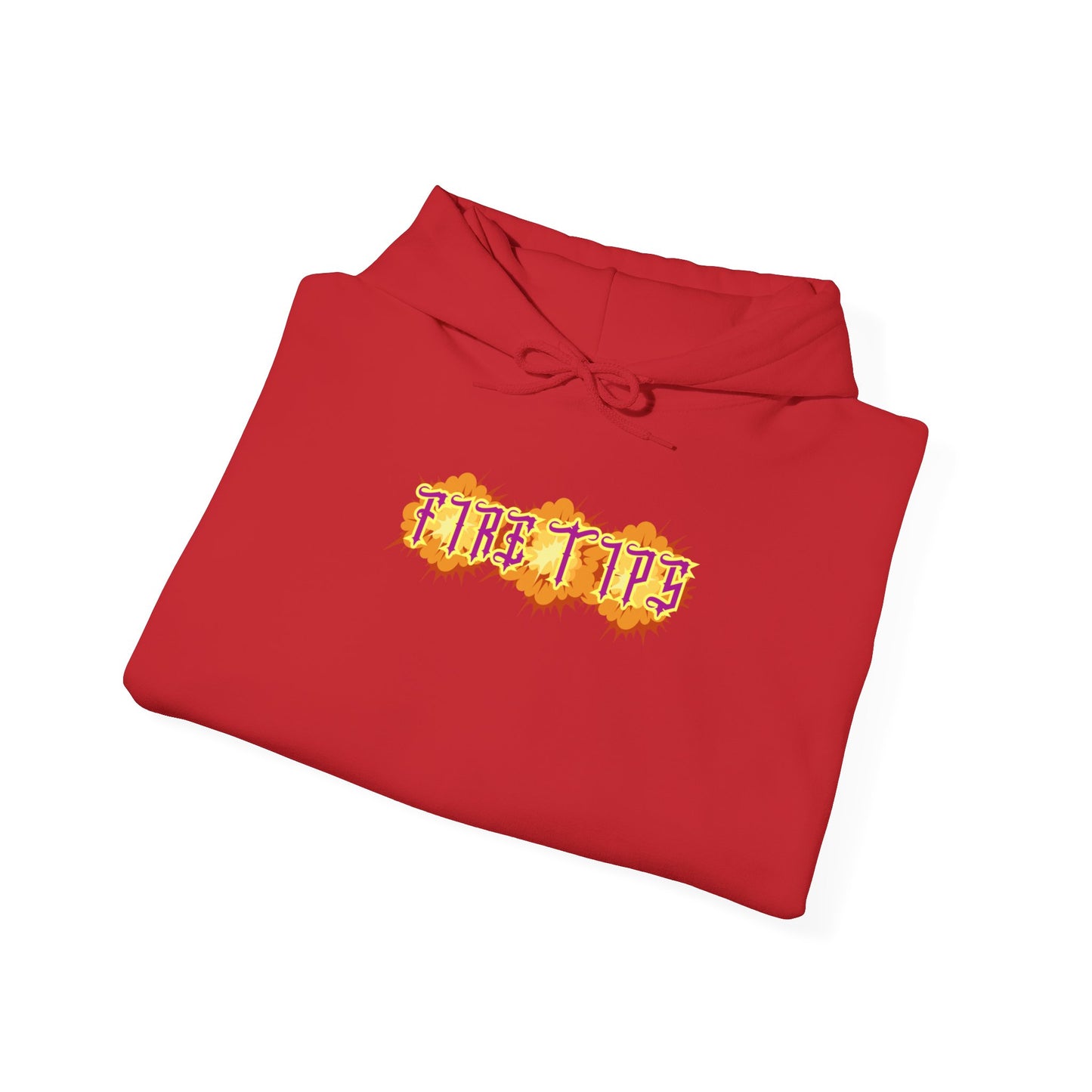 Unisex Heavy Blend™ Hooded Graphic design (Fire Tips) Sweatshirt