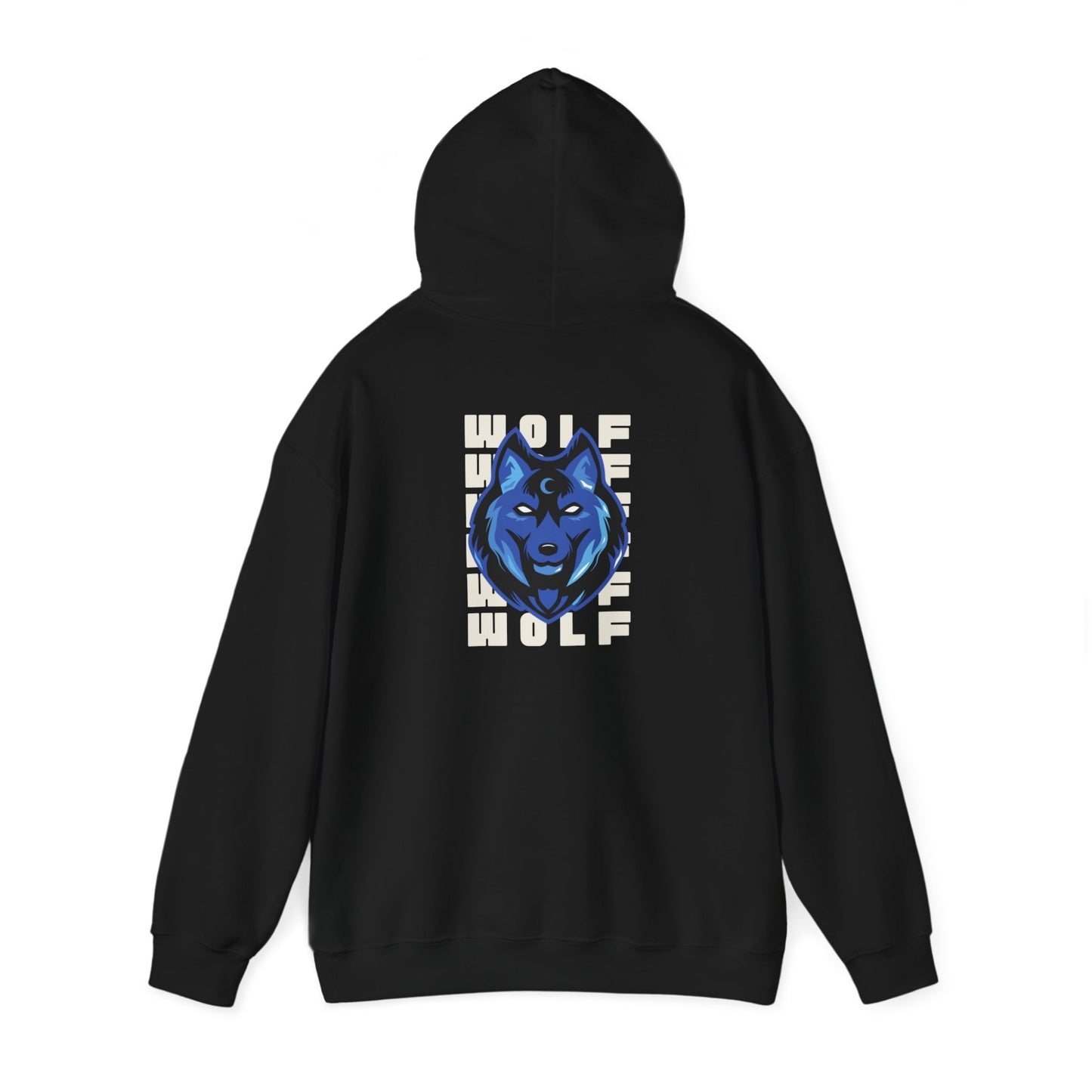 Unisex Heavy Blend™ Graphic Design (WOLF) Hooded Sweatshirt