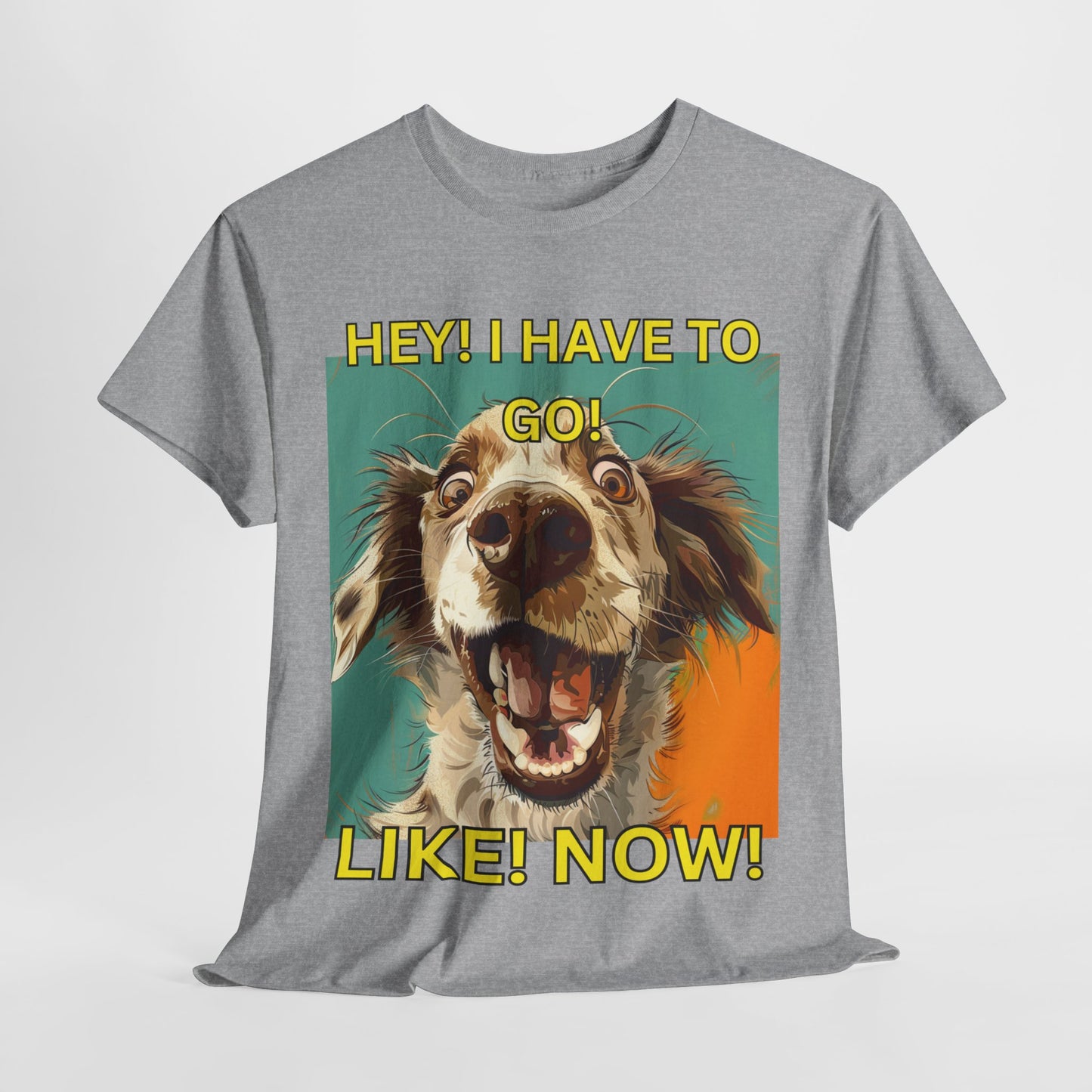 Unisex Heavy Cotton design (HEY I Got To Go) T-shirt