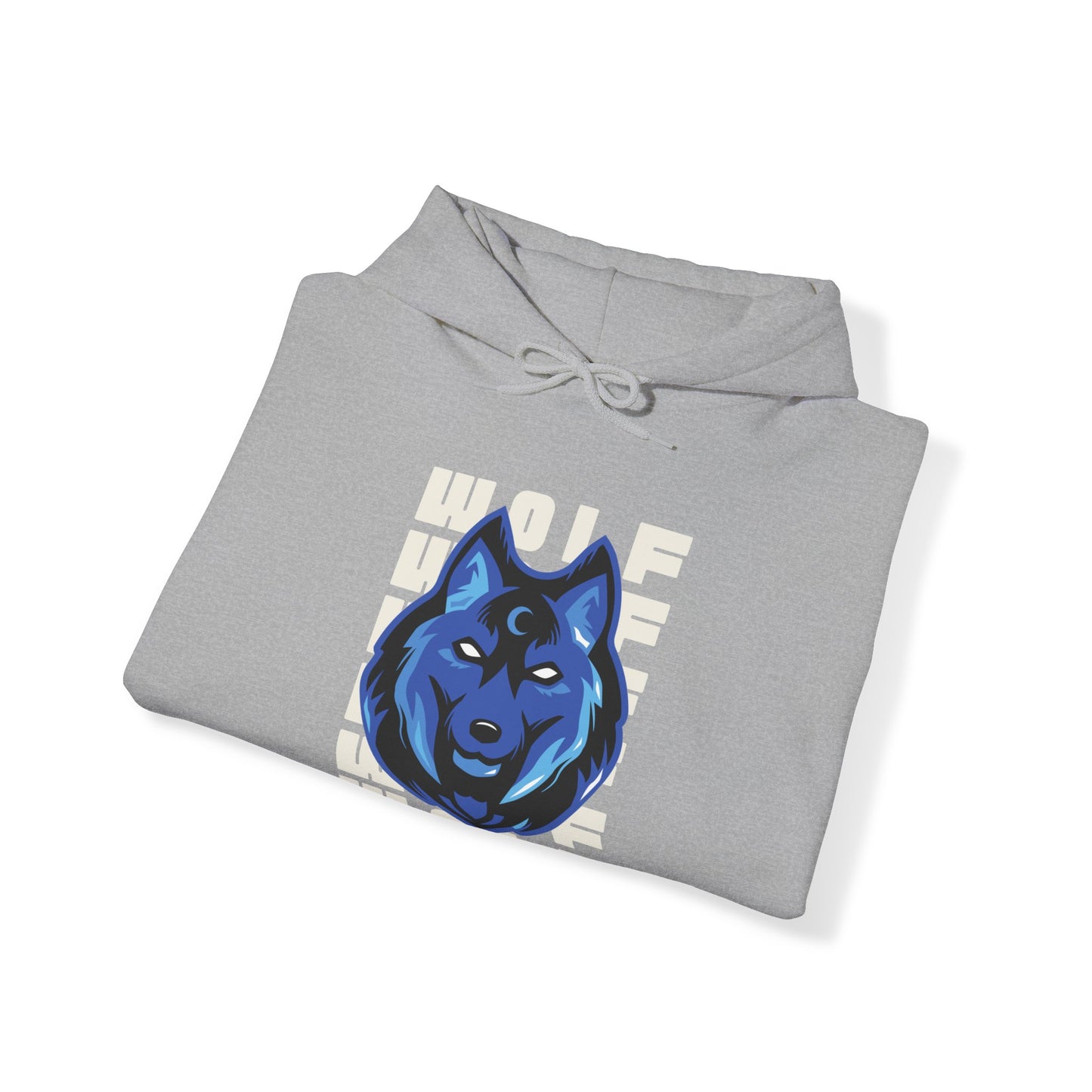 Unisex Heavy Blend™ Graphic Design (WOLF) Hooded Sweatshirt