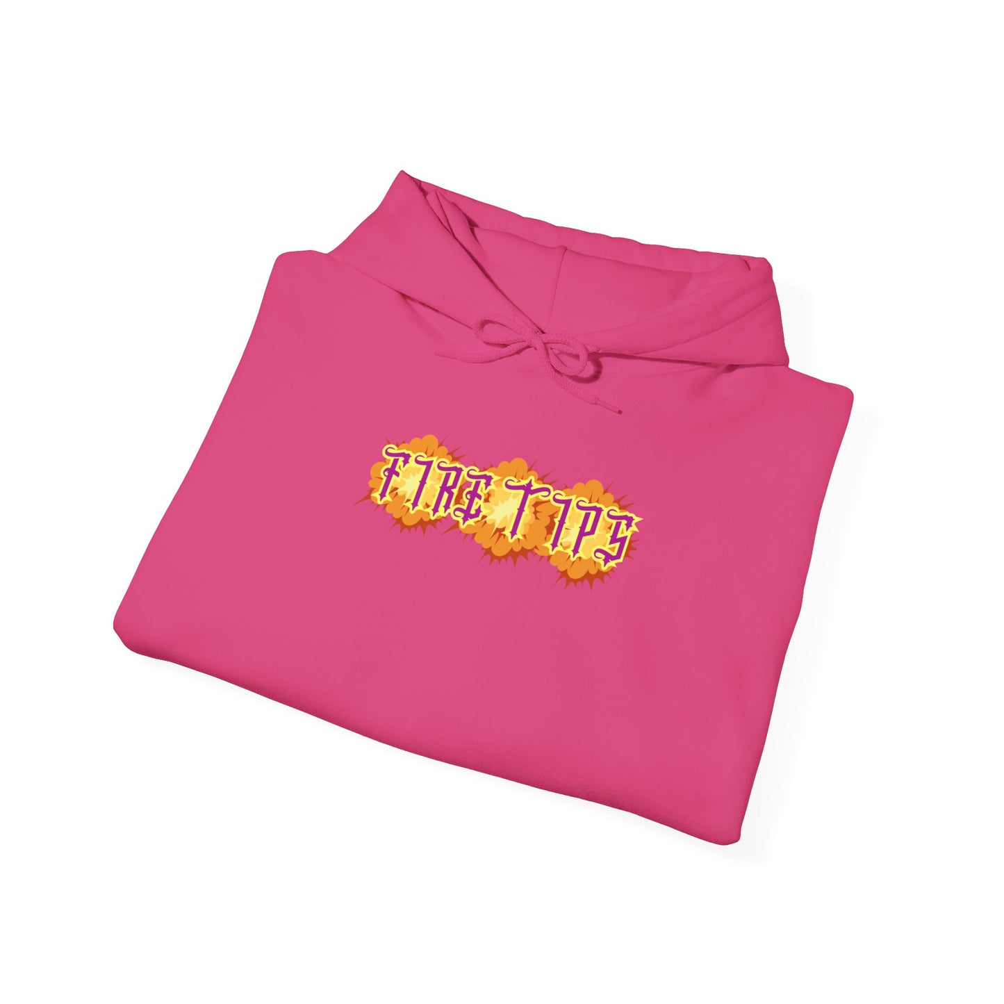 Unisex Heavy Blend™ Hooded Graphic design (Fire Tips) Sweatshirt