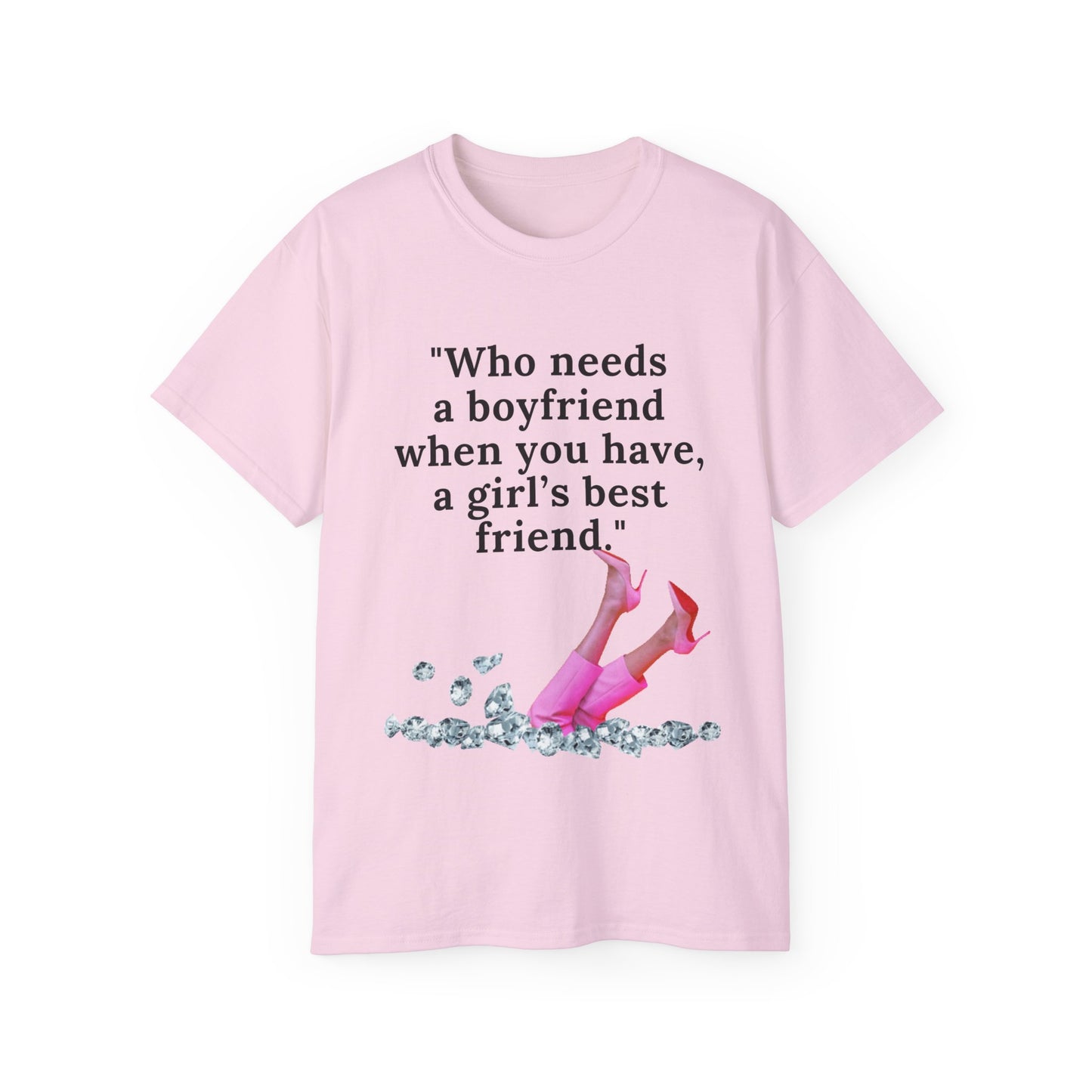 Unisex Ultra Cotton design (Girl's Best Friend) T-shirt