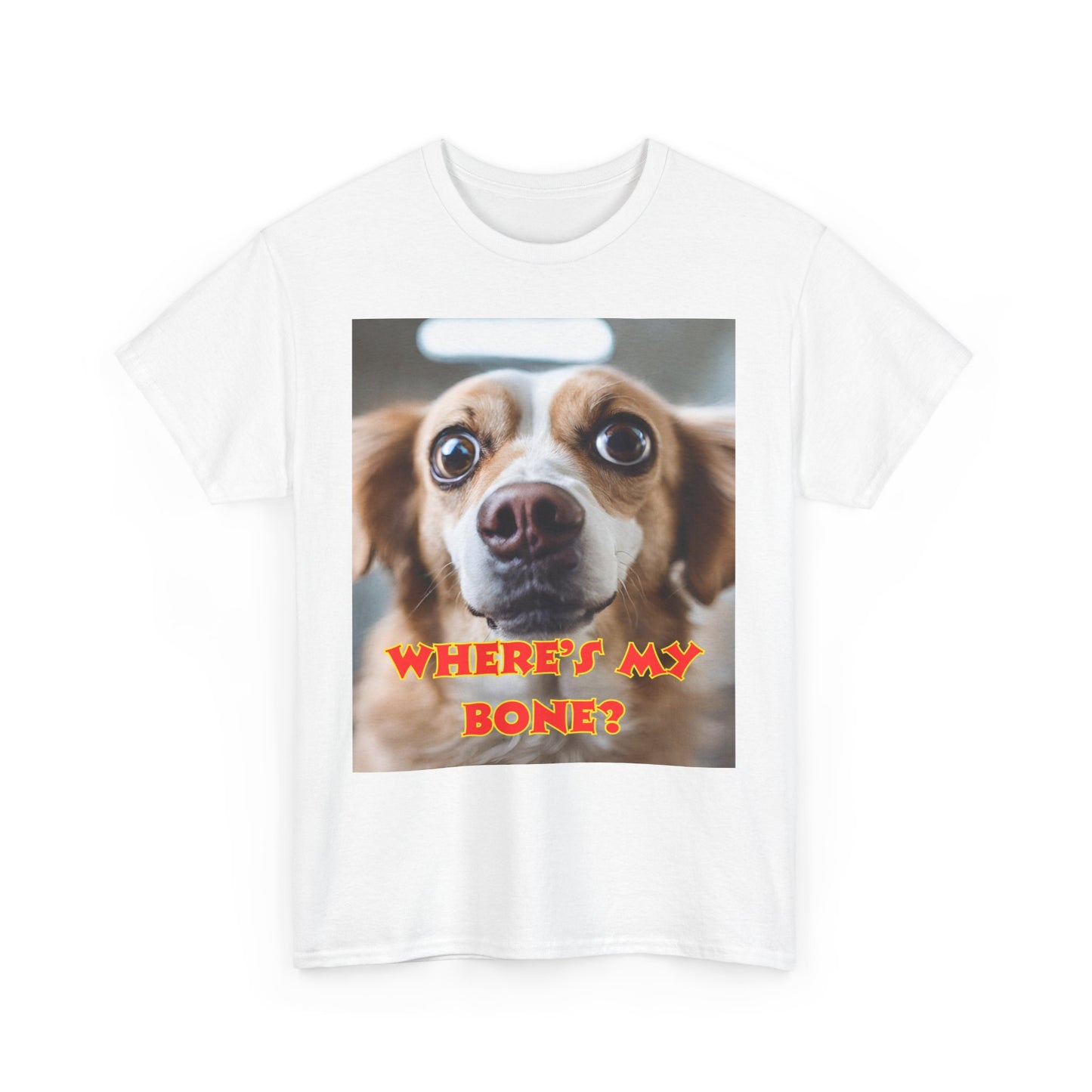 Unisex Heavy Cotton (Where's my Bone?) T-shirt