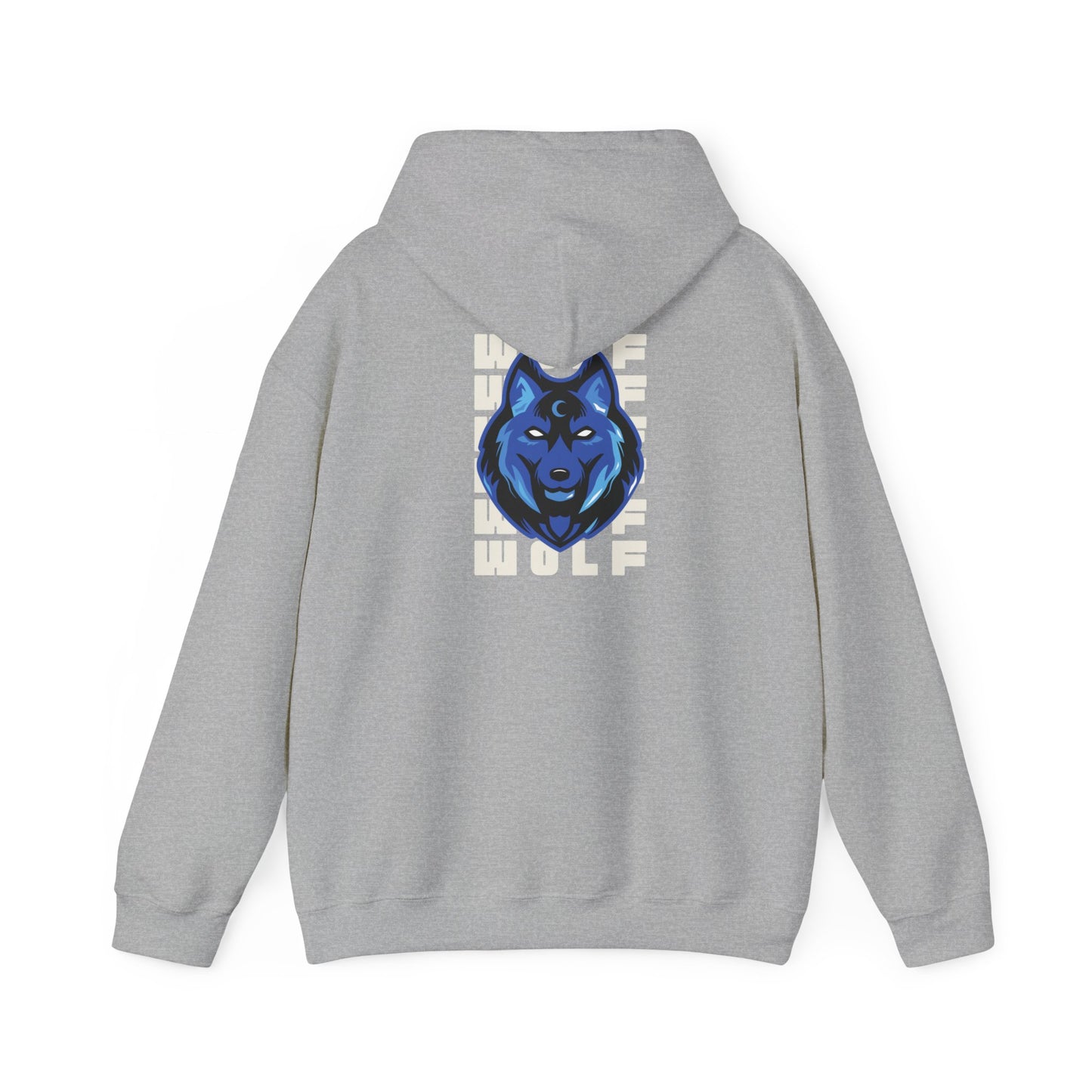 Unisex Heavy Blend™ Graphic Design (WOLF) Hooded Sweatshirt