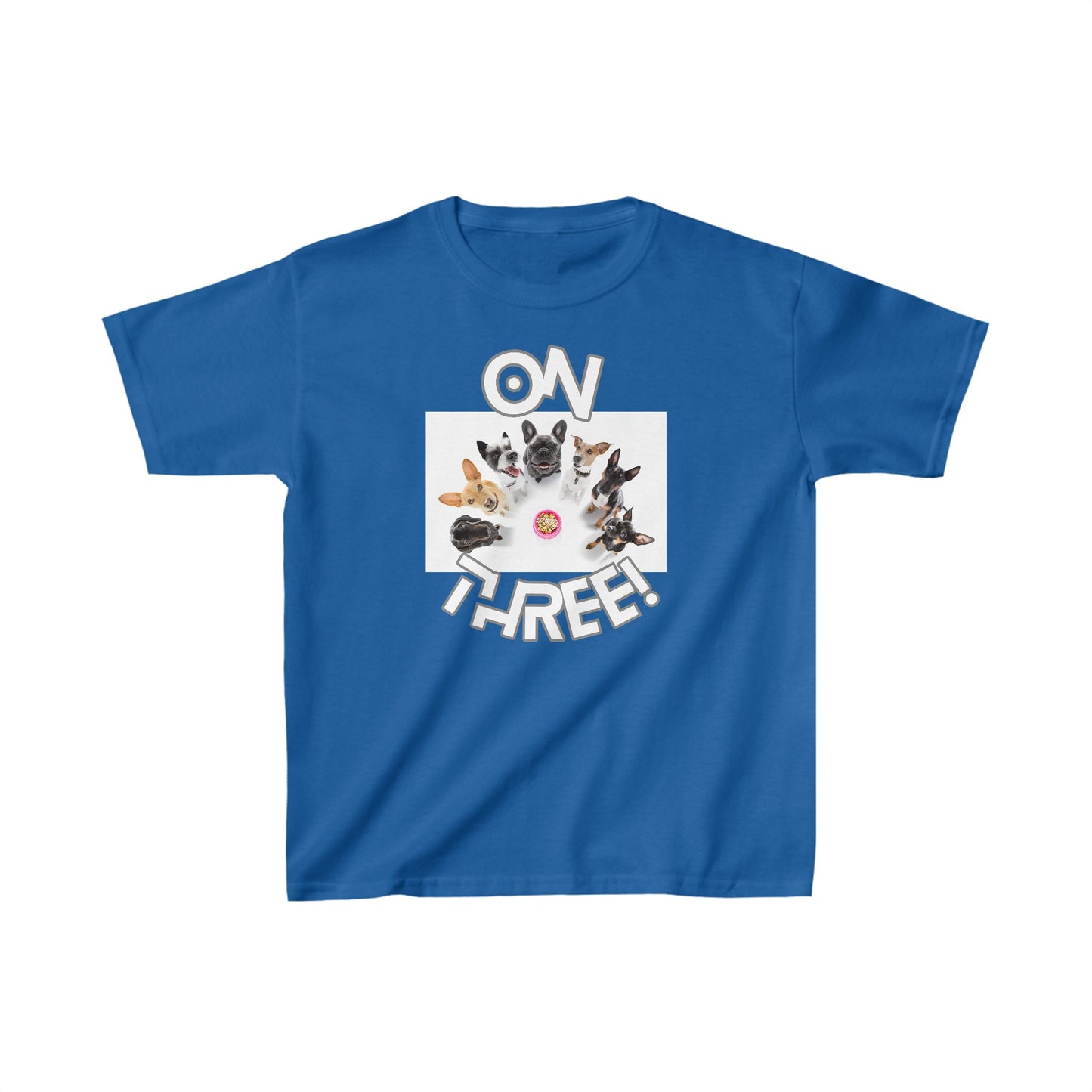 Kids Heavy Cotton Graphic design (On Three) T-shirt