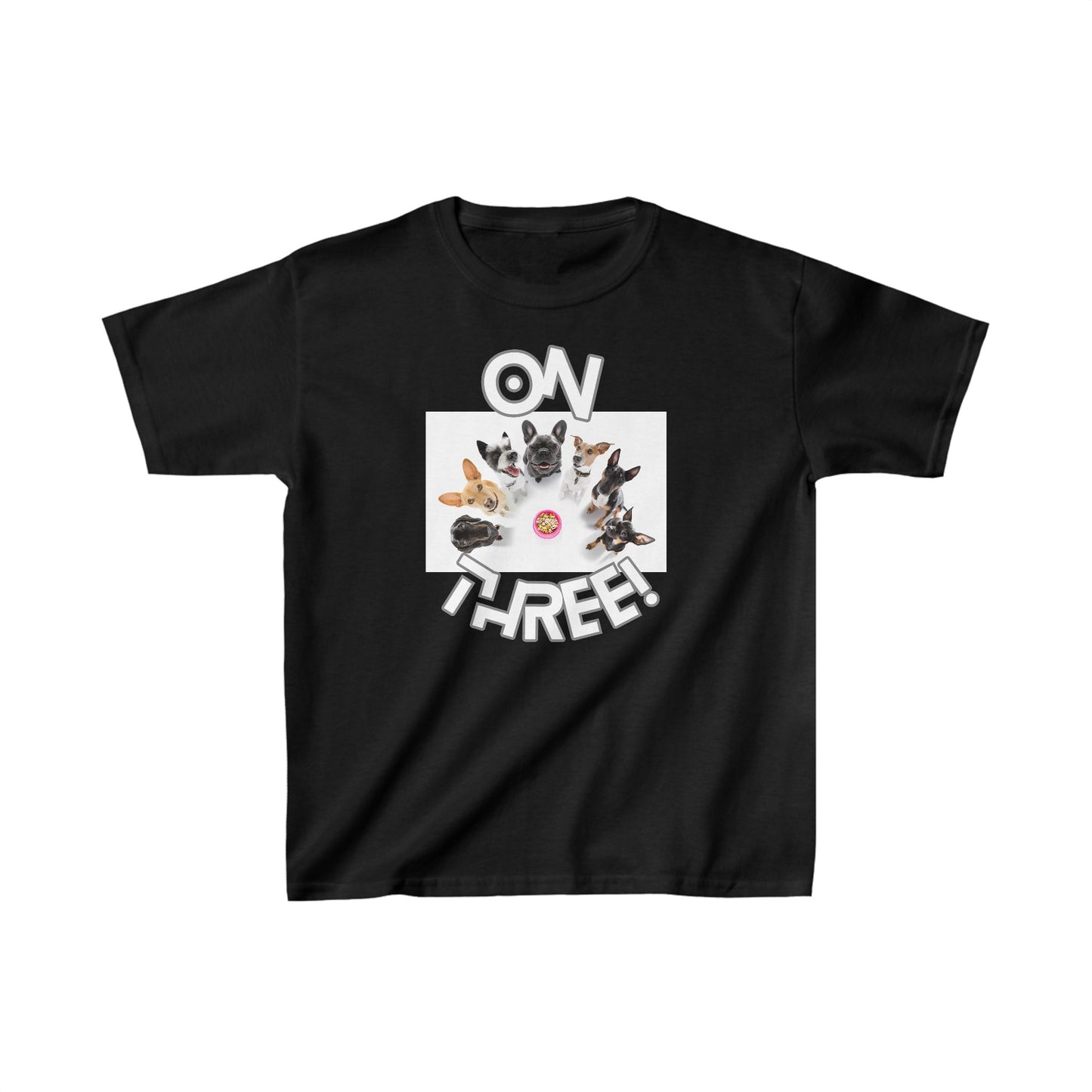 Kids Heavy Cotton Graphic design (On Three) T-shirt
