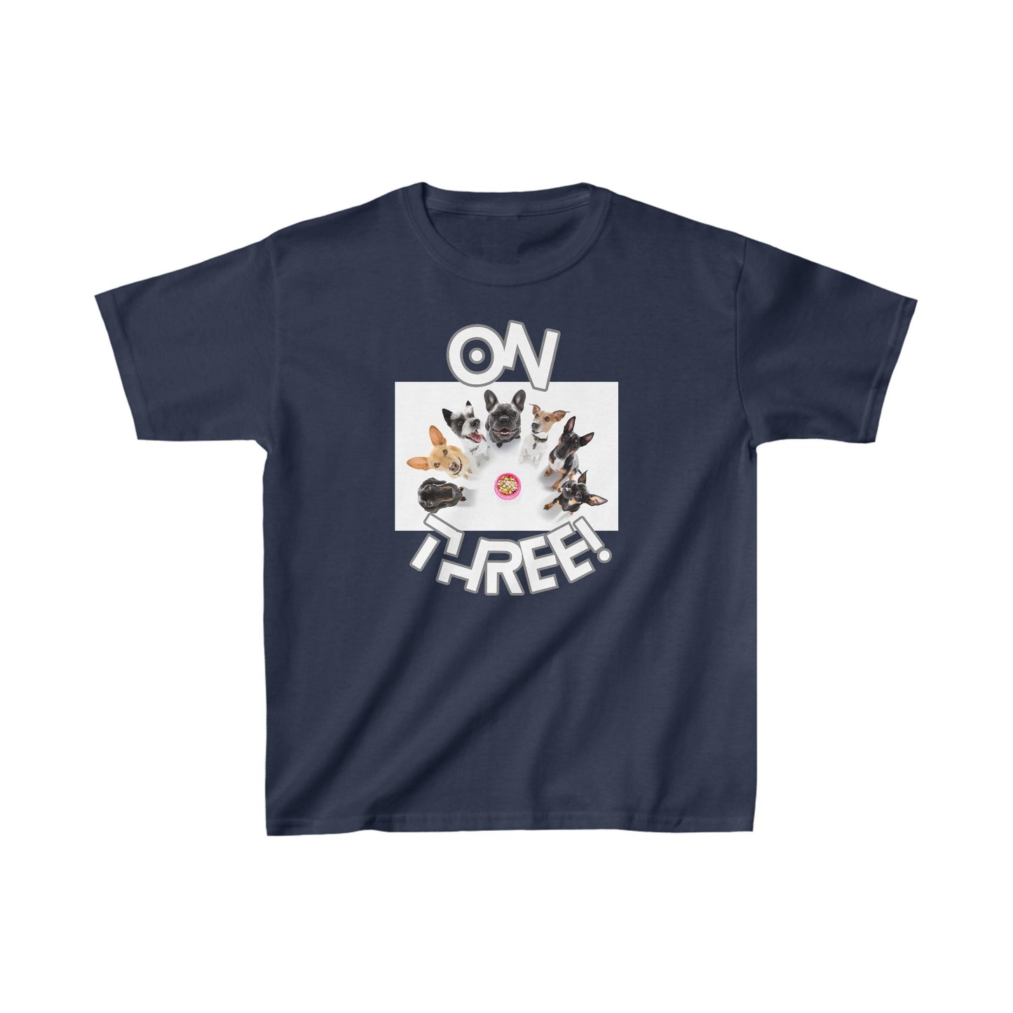 Kids Heavy Cotton Graphic design (On Three) T-shirt