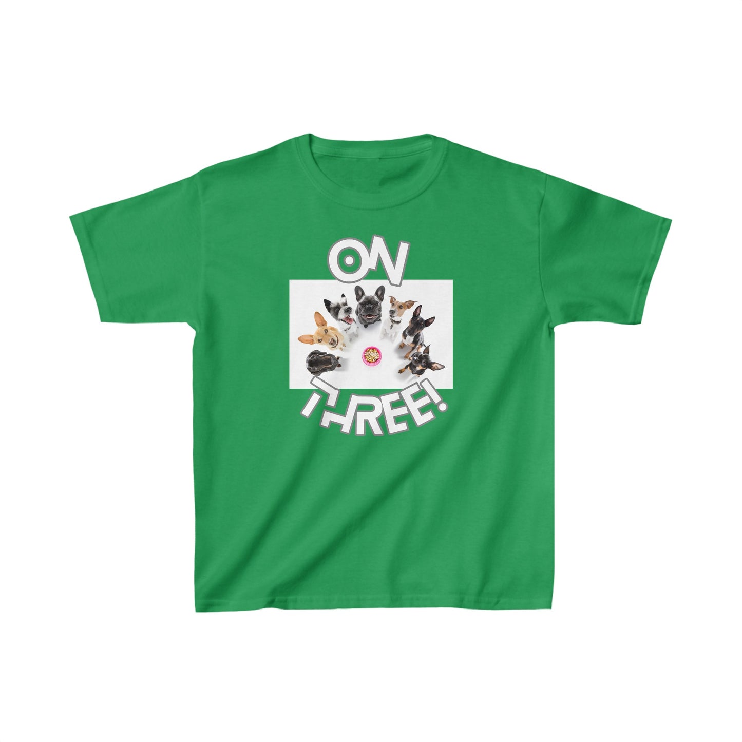 Kids Heavy Cotton Graphic design (On Three) T-shirt
