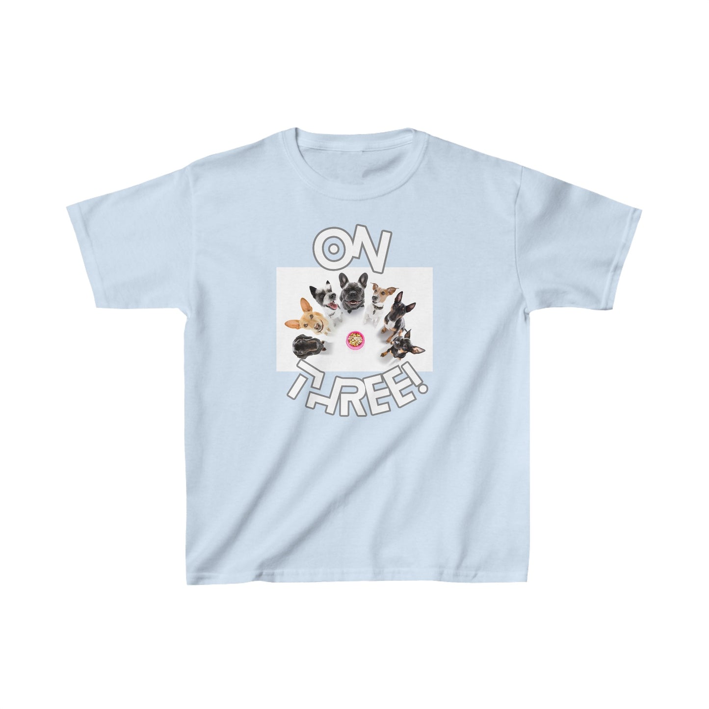 Kids Heavy Cotton Graphic design (On Three) T-shirt
