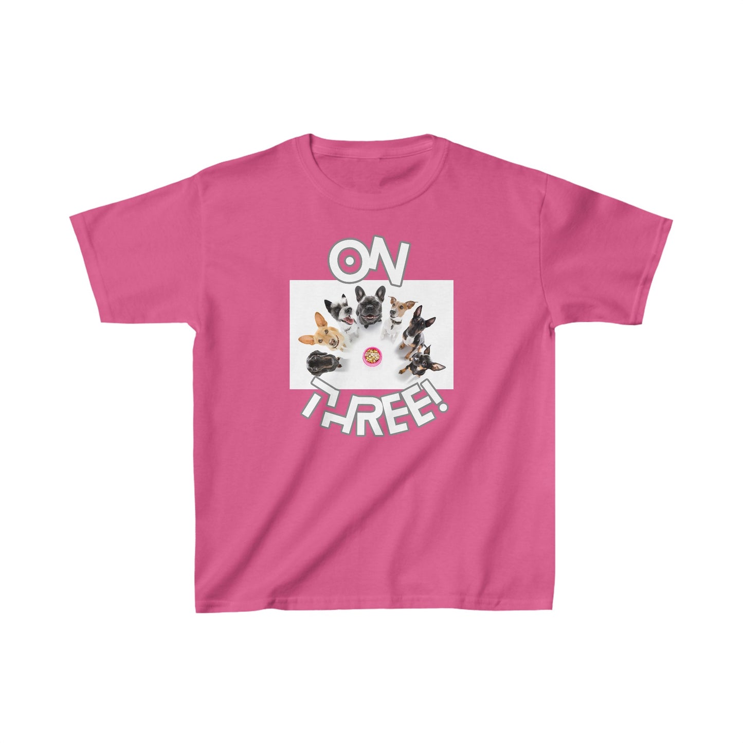 Kids Heavy Cotton Graphic design (On Three) T-shirt