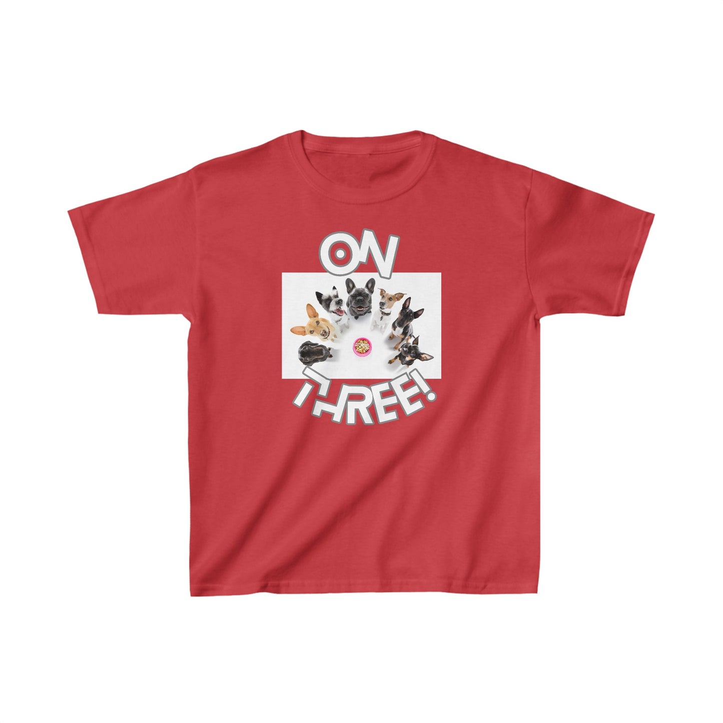 Kids Heavy Cotton Graphic design (On Three) T-shirt