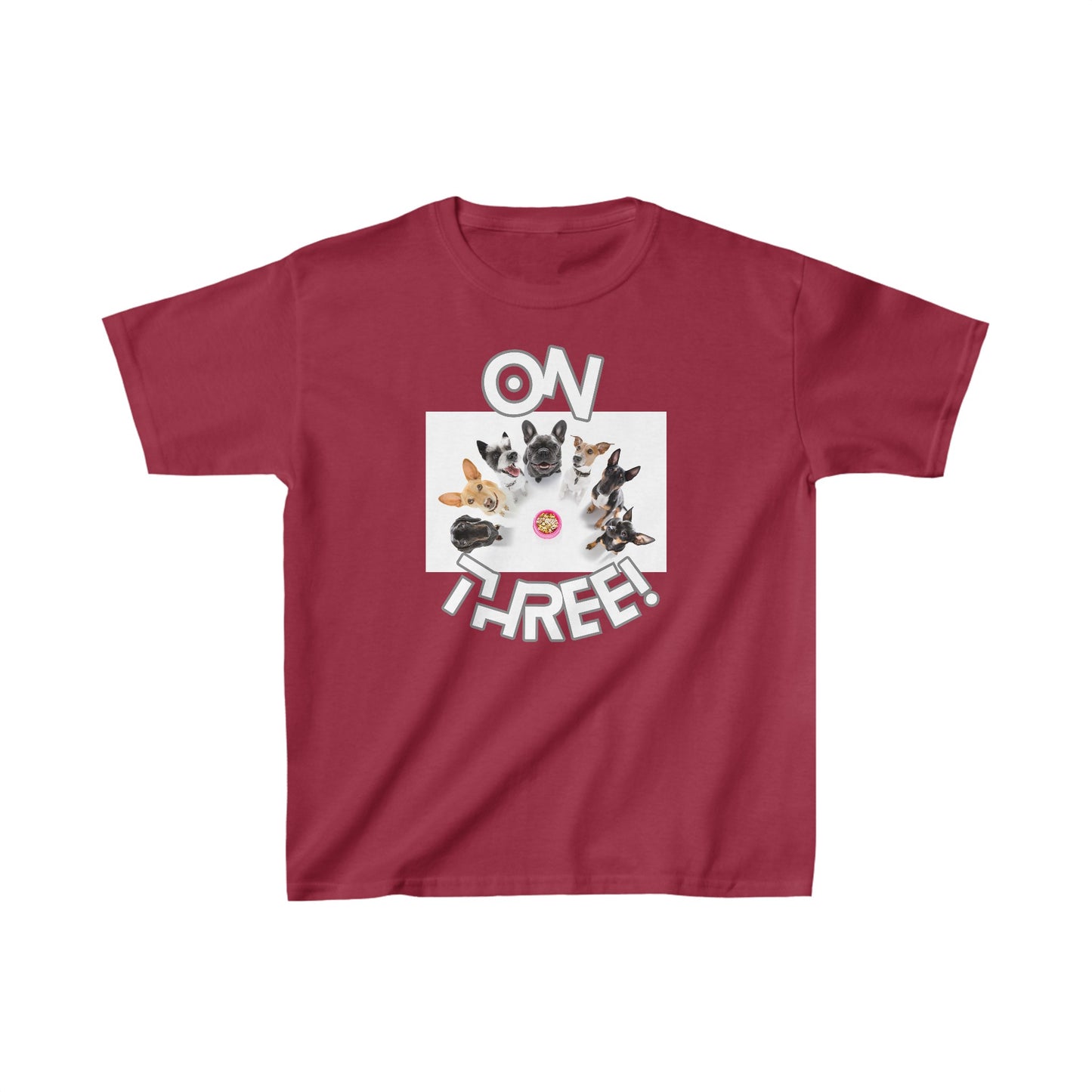 Kids Heavy Cotton Graphic design (On Three) T-shirt
