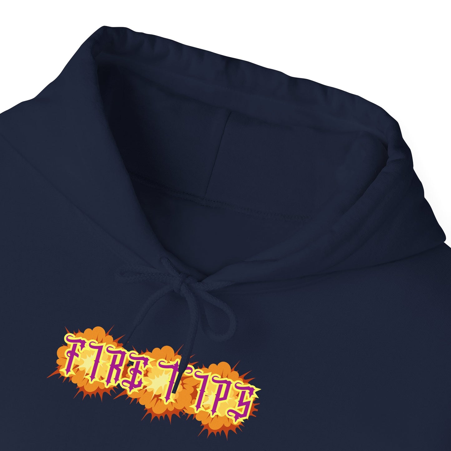 Unisex Heavy Blend™ Hooded Graphic design (Fire Tips) Sweatshirt