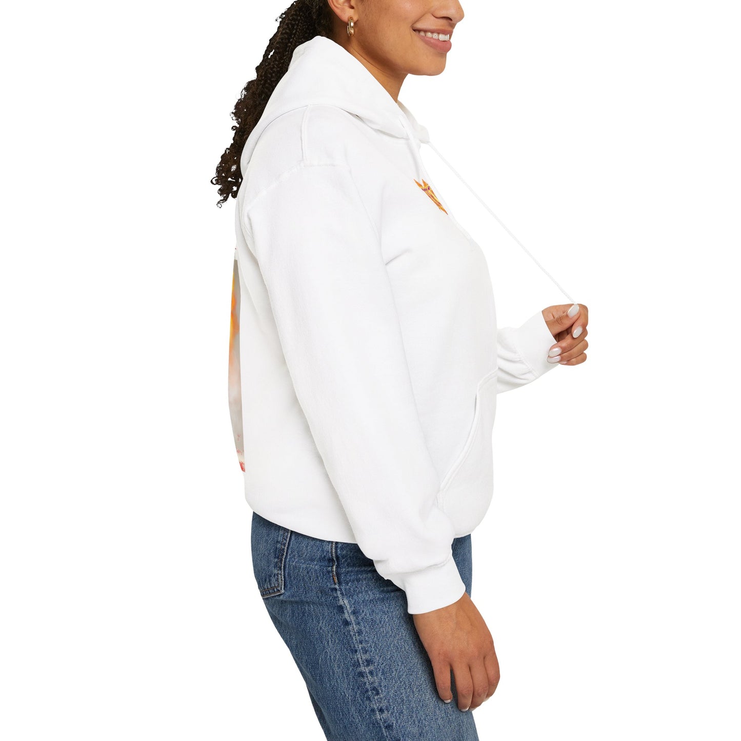 Unisex Heavy Blend™ Hooded Graphic design (Fire Tips) Sweatshirt
