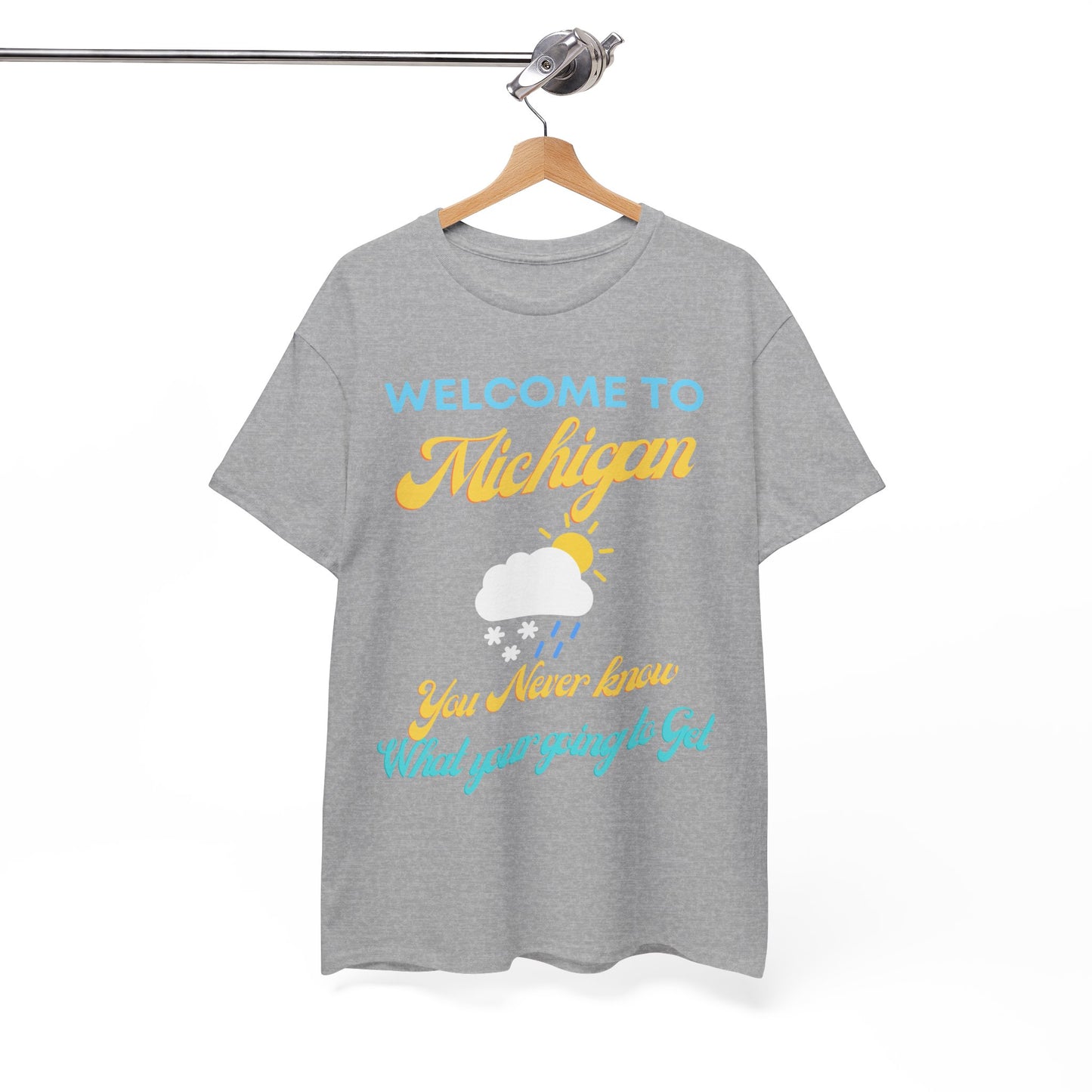 Unisex Heavy Cotton (Welcome To Michigan) T-shirt