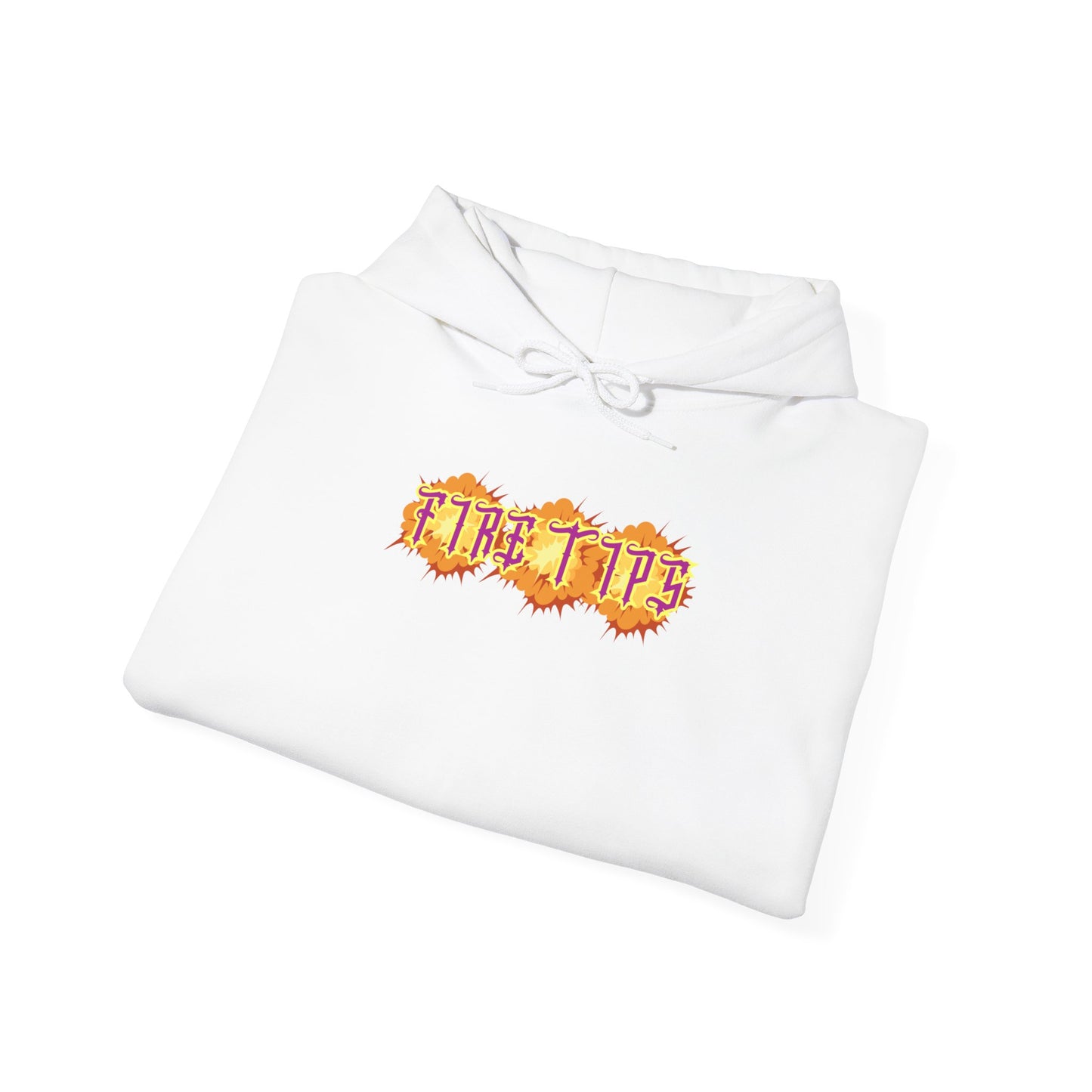 Unisex Heavy Blend™ Hooded Graphic design (Fire Tips) Sweatshirt