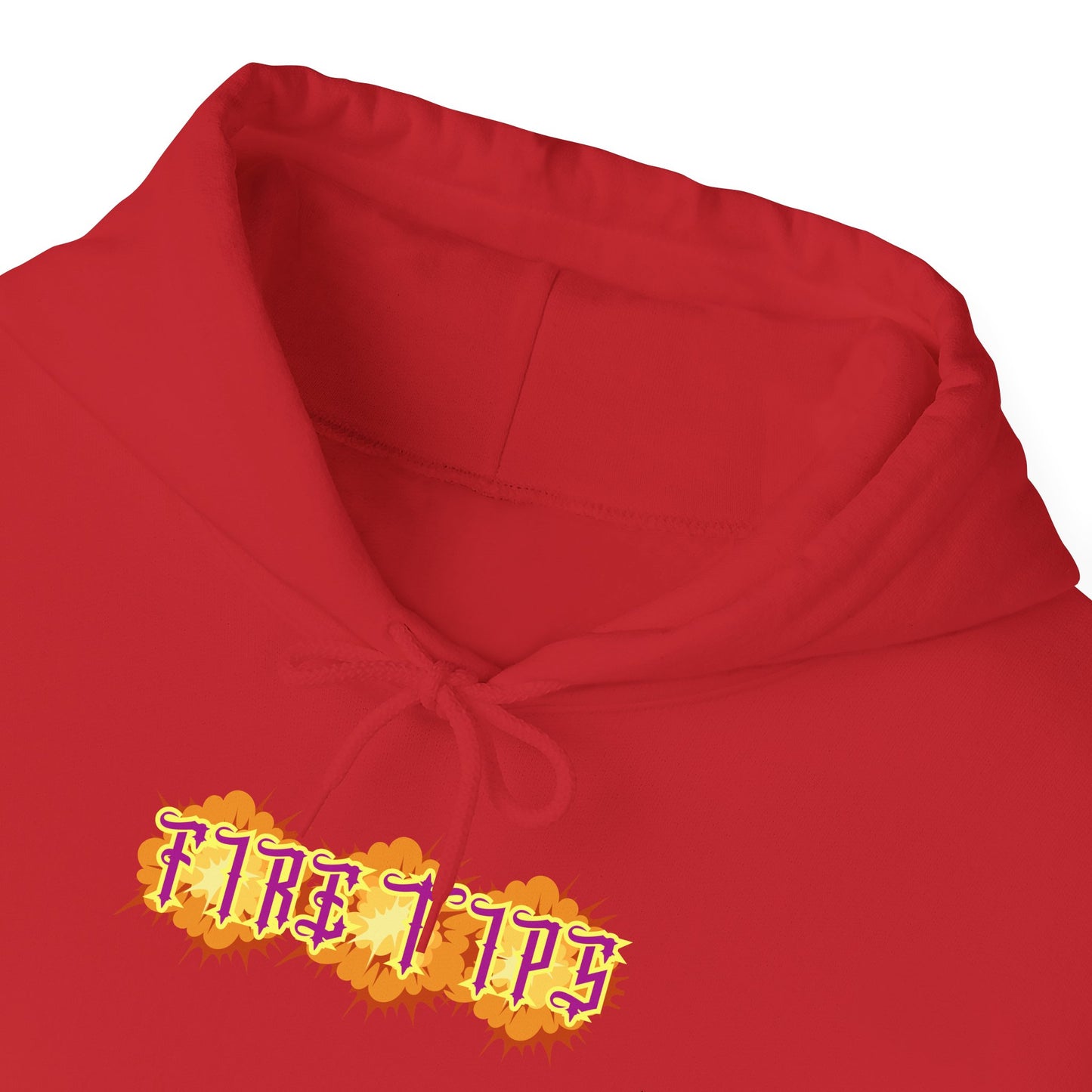 Unisex Heavy Blend™ Hooded Graphic design (Fire Tips) Sweatshirt