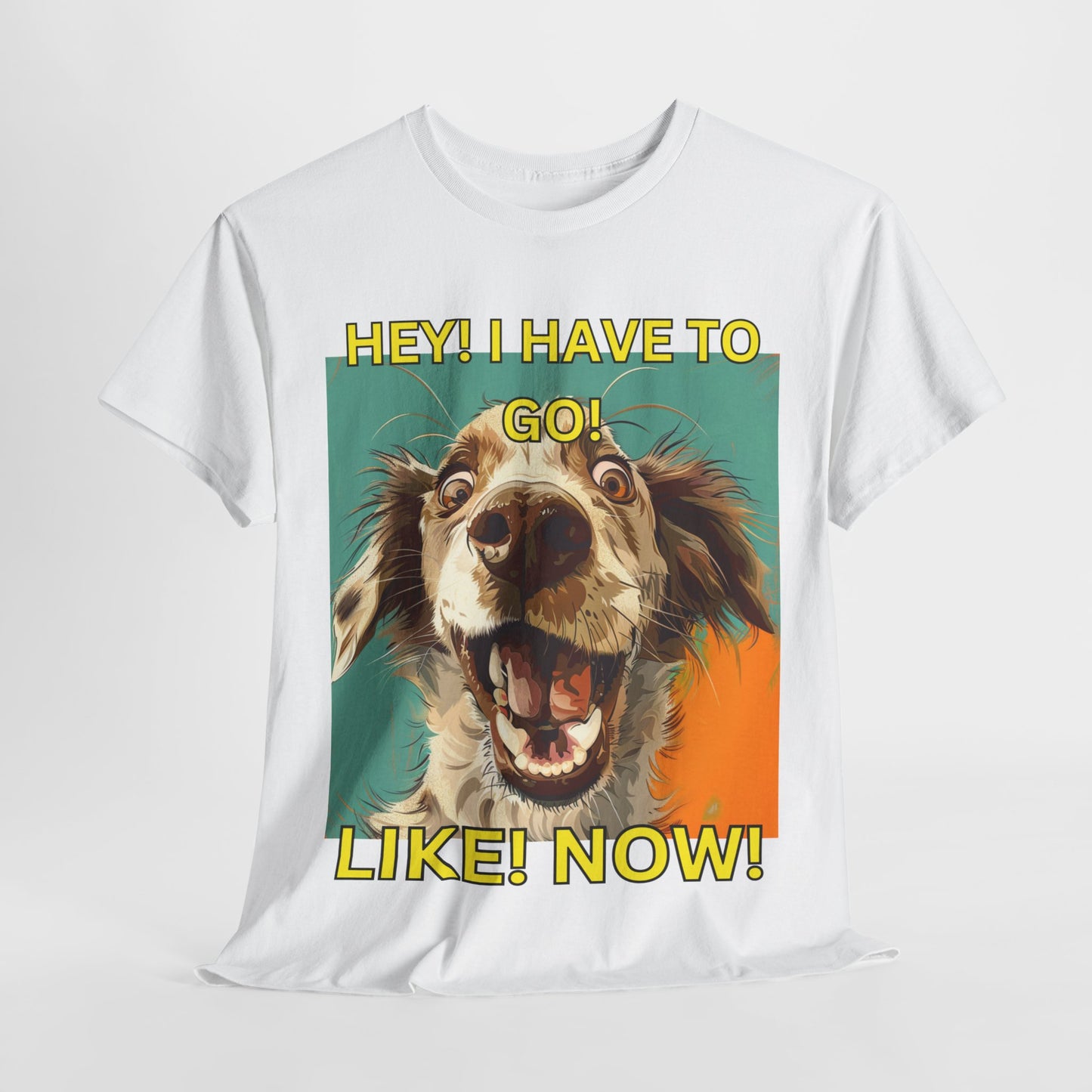 Unisex Heavy Cotton design (HEY I Got To Go) T-shirt