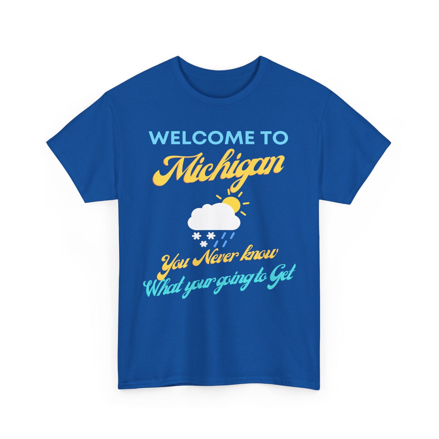 Unisex Heavy Cotton (Welcome To Michigan) T-shirt