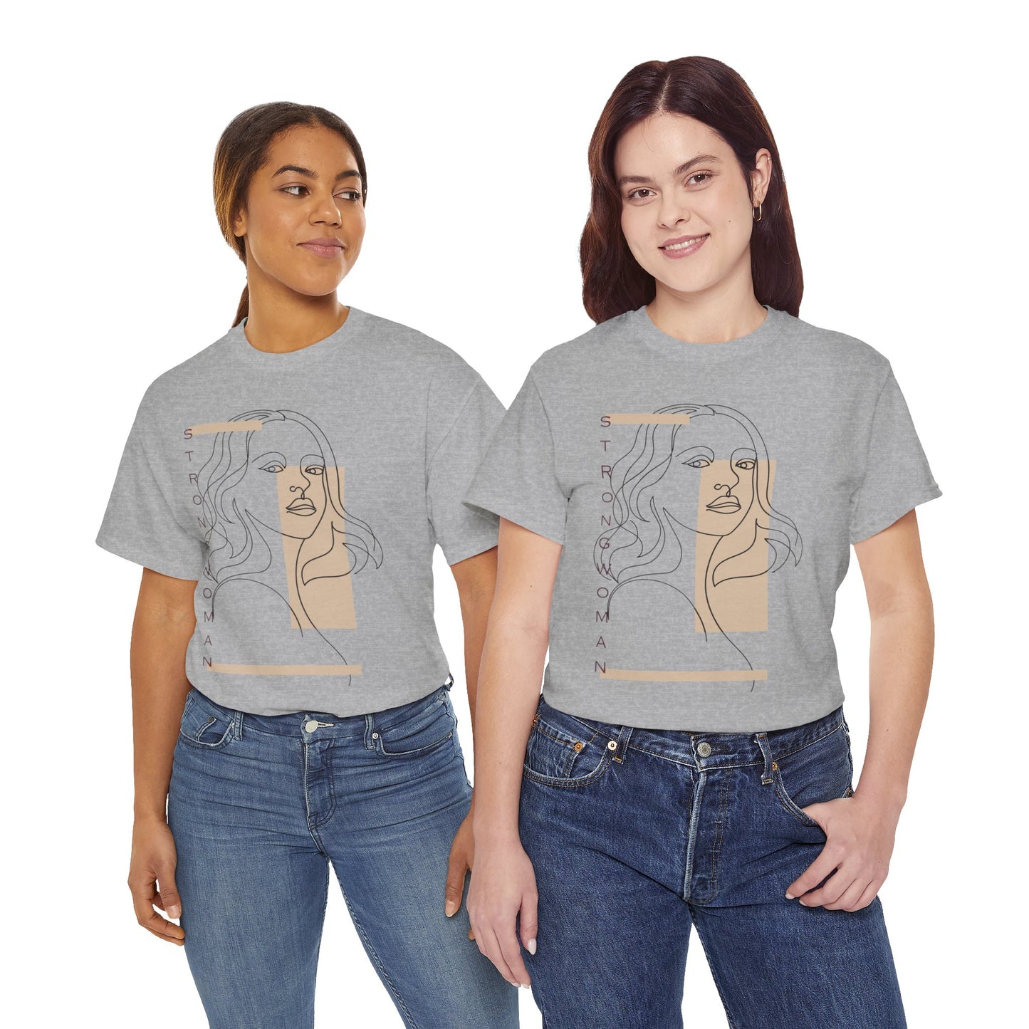 Unisex Heavy Cotton (Strong Woman) T-shirt