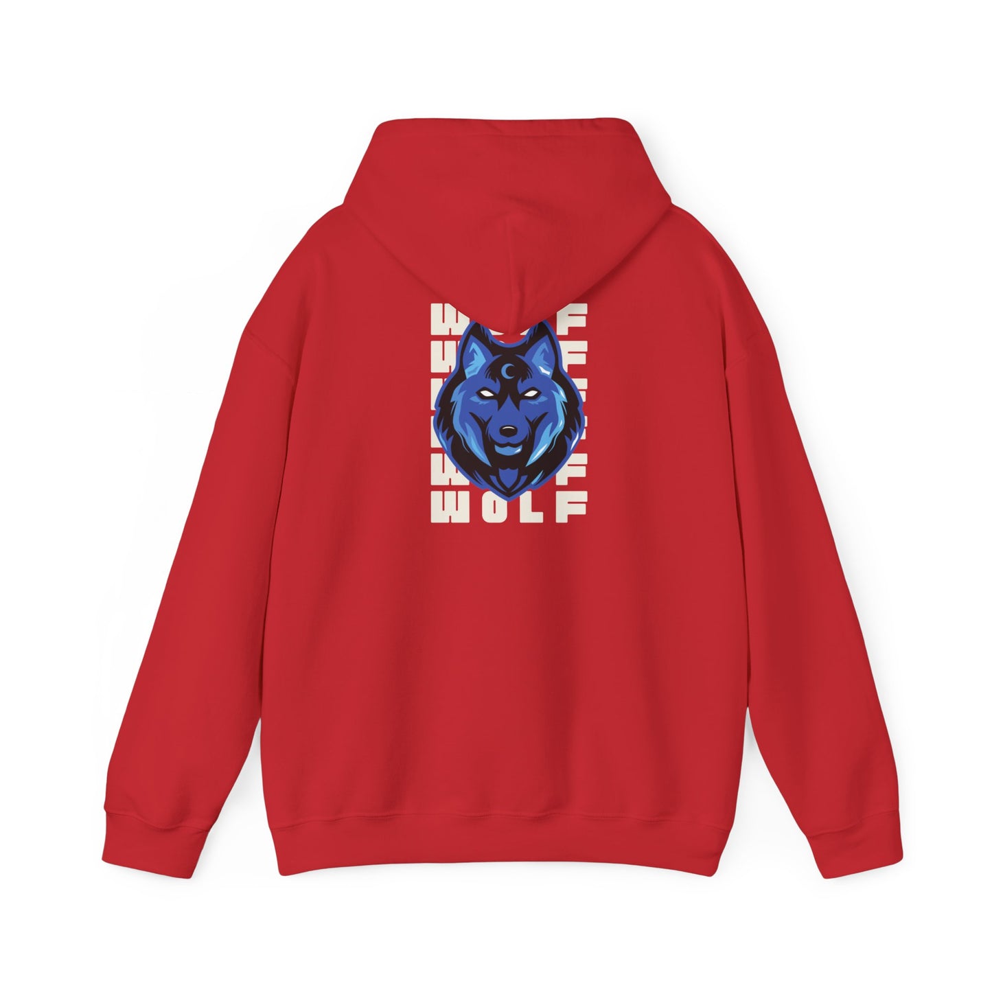 Unisex Heavy Blend™ Graphic Design (WOLF) Hooded Sweatshirt