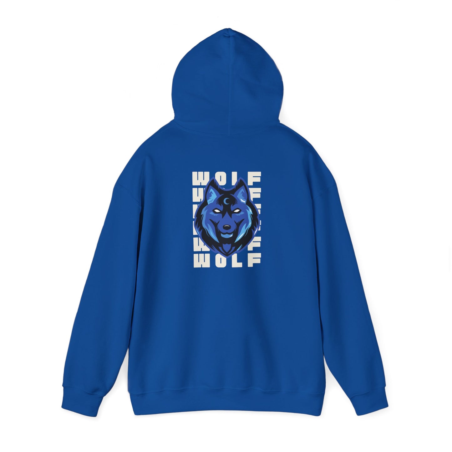 Unisex Heavy Blend™ Graphic Design (WOLF) Hooded Sweatshirt