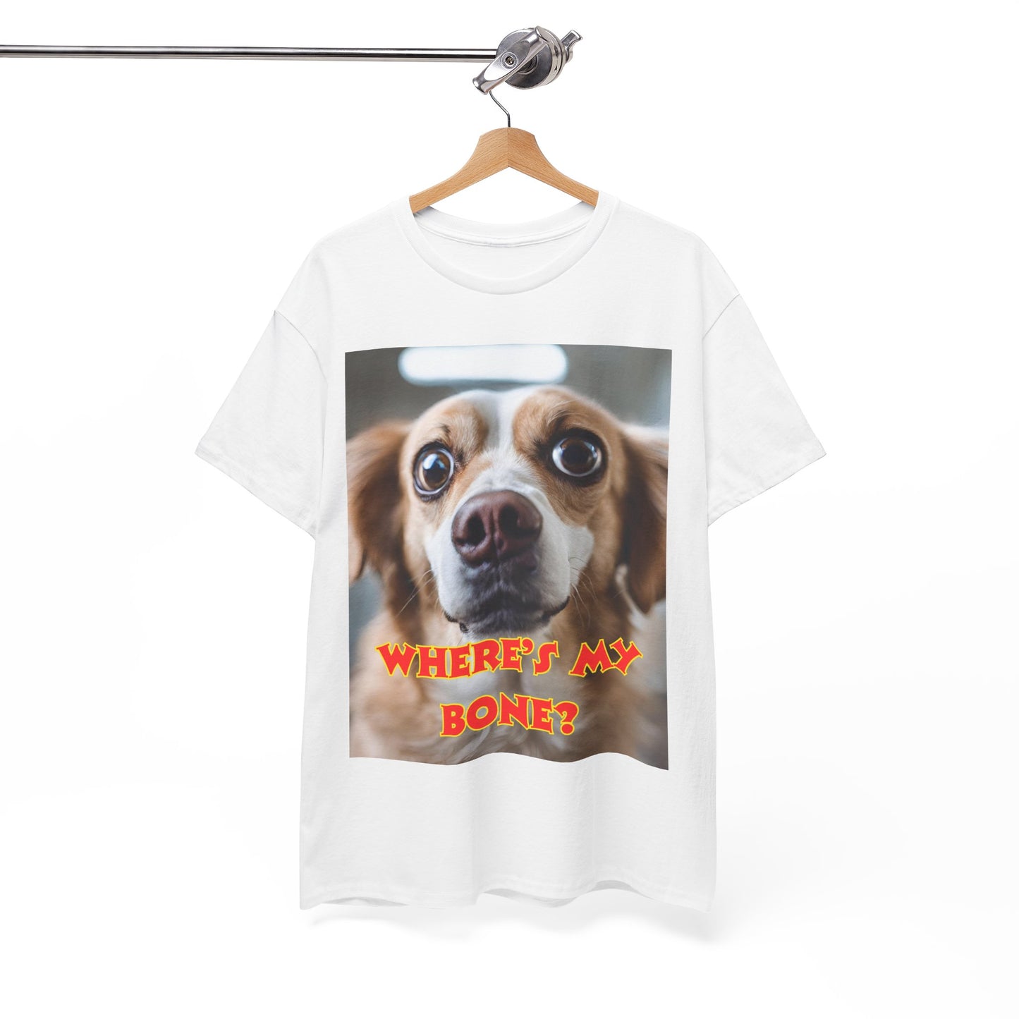 Unisex Heavy Cotton (Where's my Bone?) T-shirt