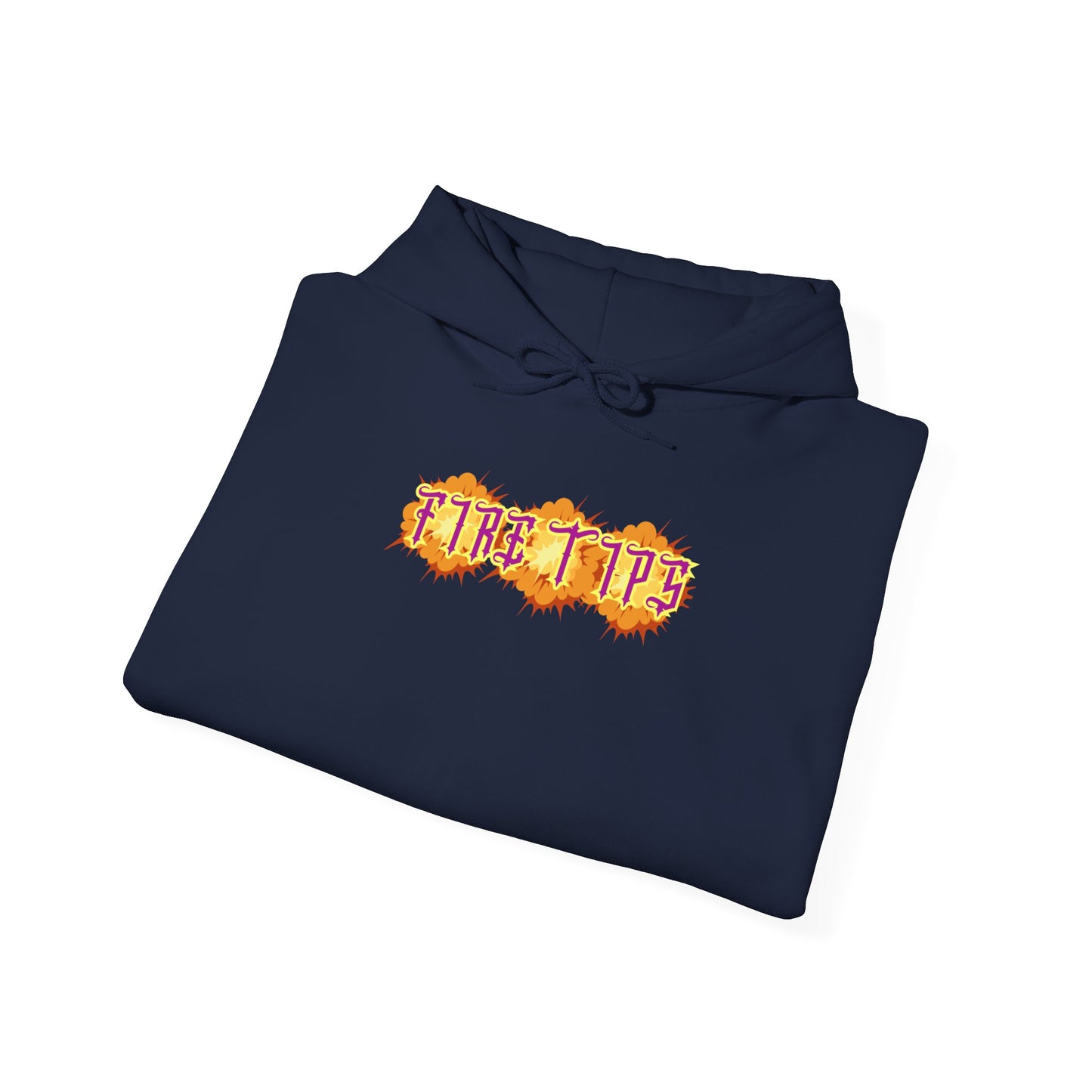 Unisex Heavy Blend™ Hooded Graphic design (Fire Tips) Sweatshirt