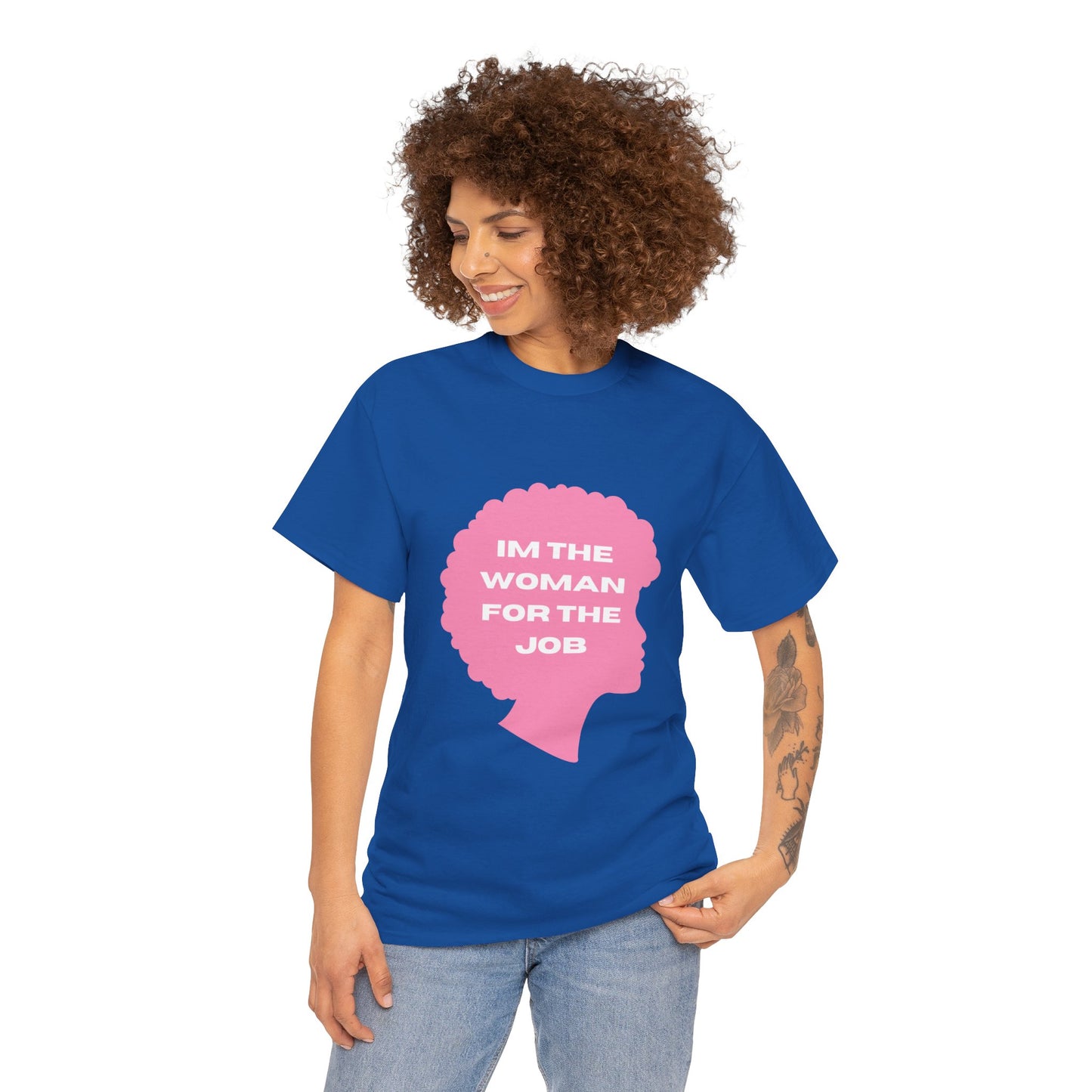Unisex Heavy Cotton (I'm The Woman For The Job) T-shirt