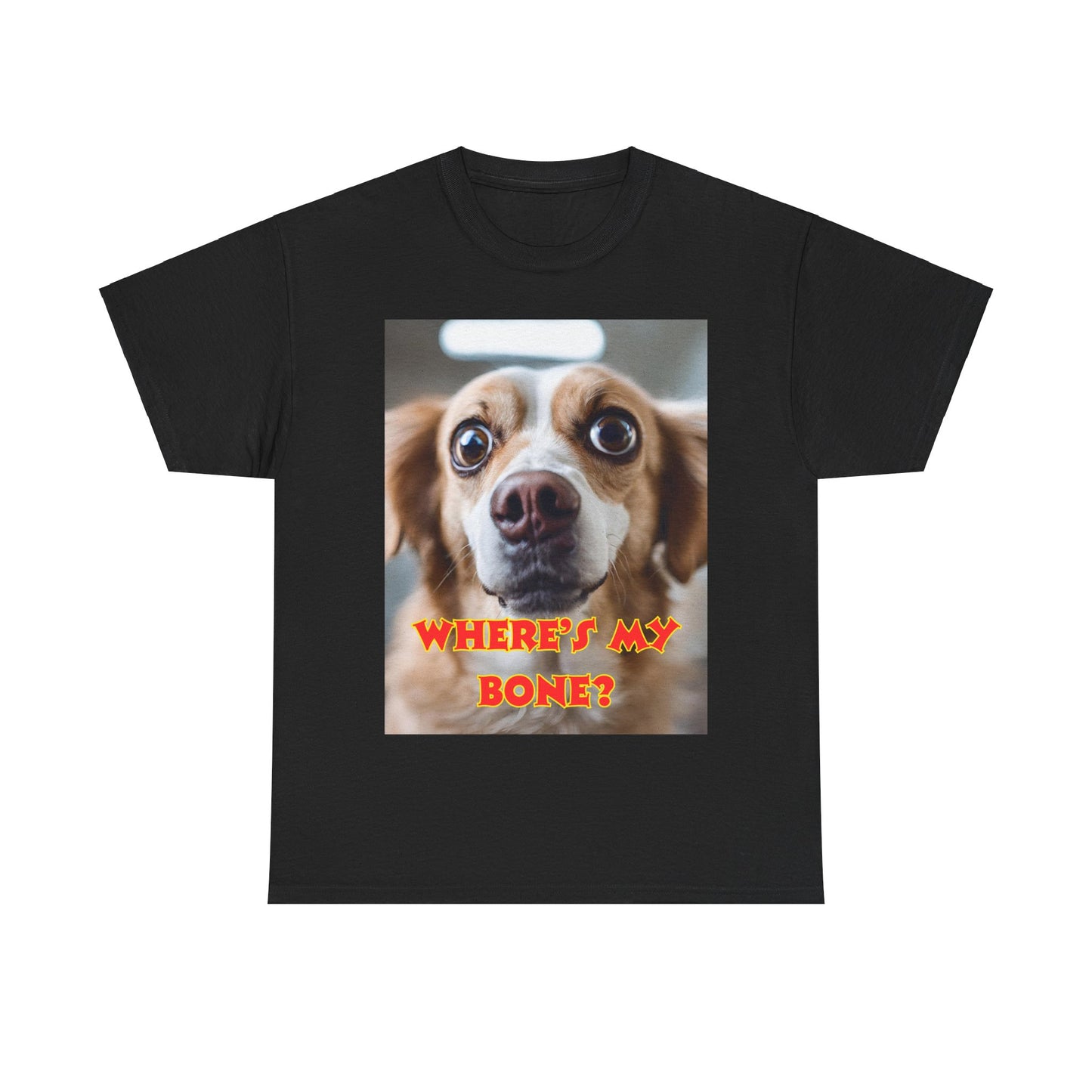 Unisex Heavy Cotton (Where's my Bone?) T-shirt