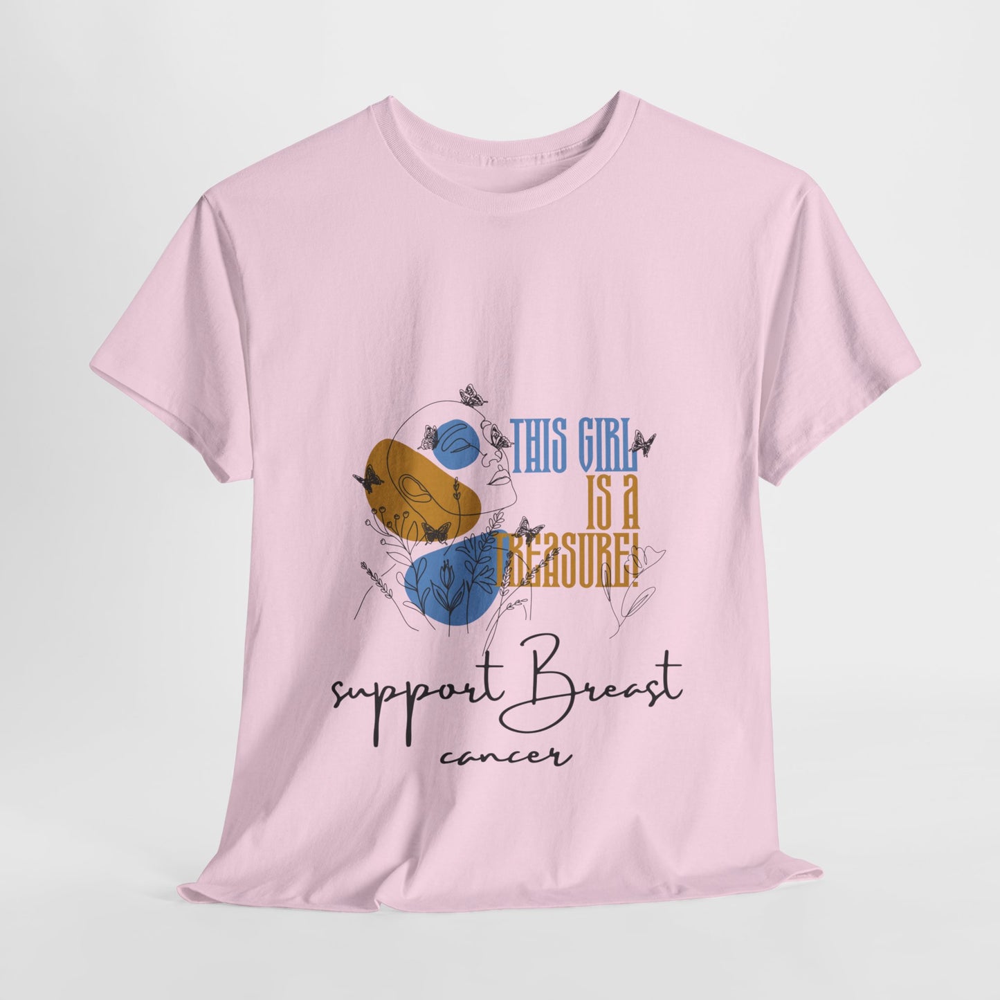 Unisex Heavy Cotton (Support Breast Cancer) T-shirt