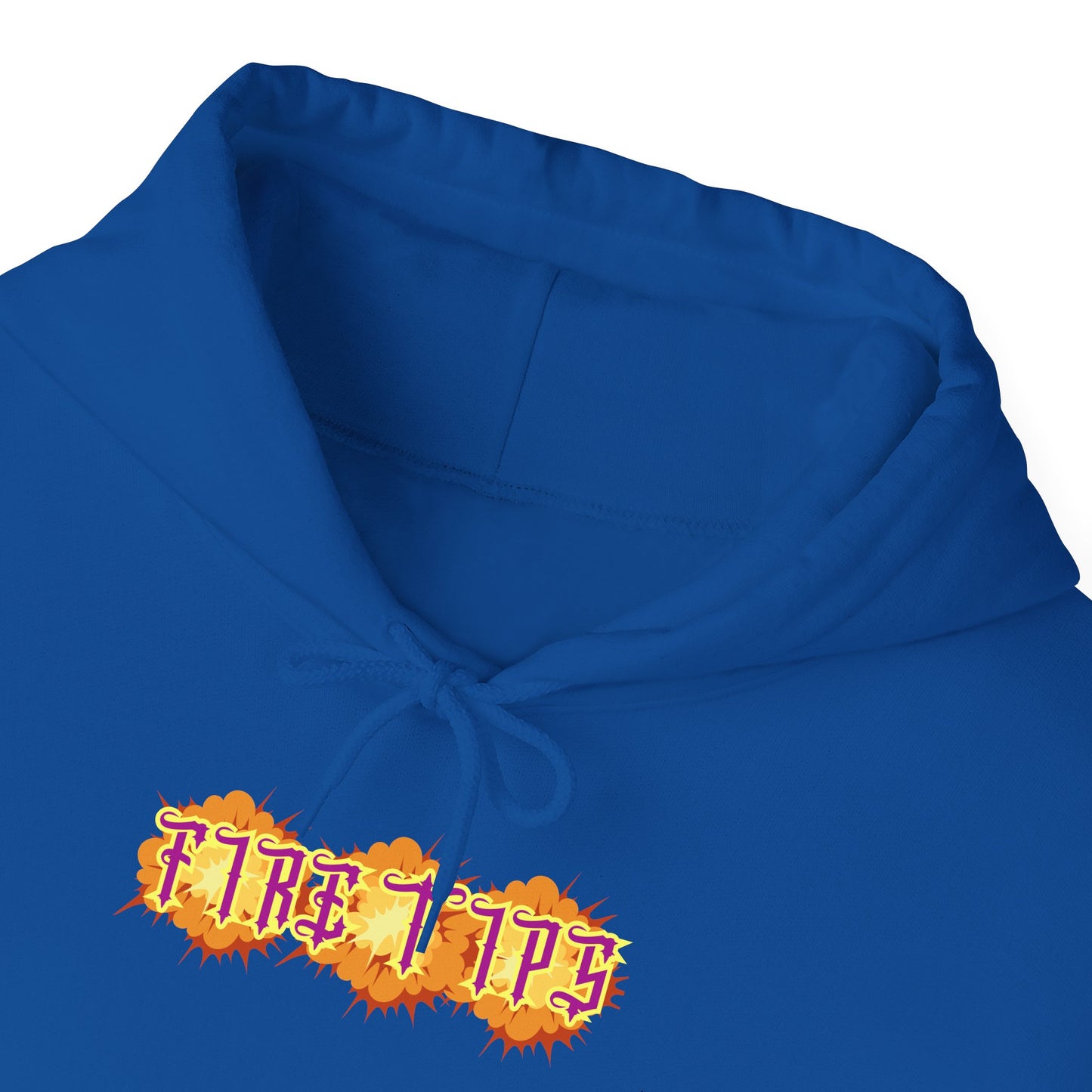 Unisex Heavy Blend™ Hooded Graphic design (Fire Tips) Sweatshirt