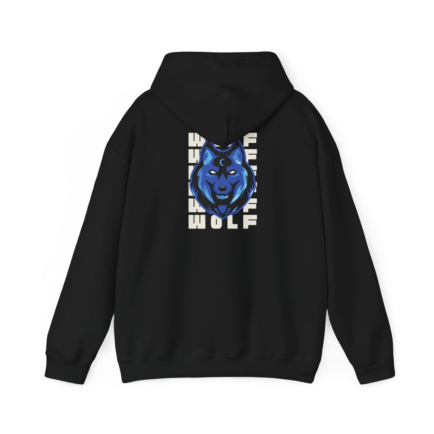 Unisex Heavy Blend™ Graphic Design (WOLF) Hooded Sweatshirt