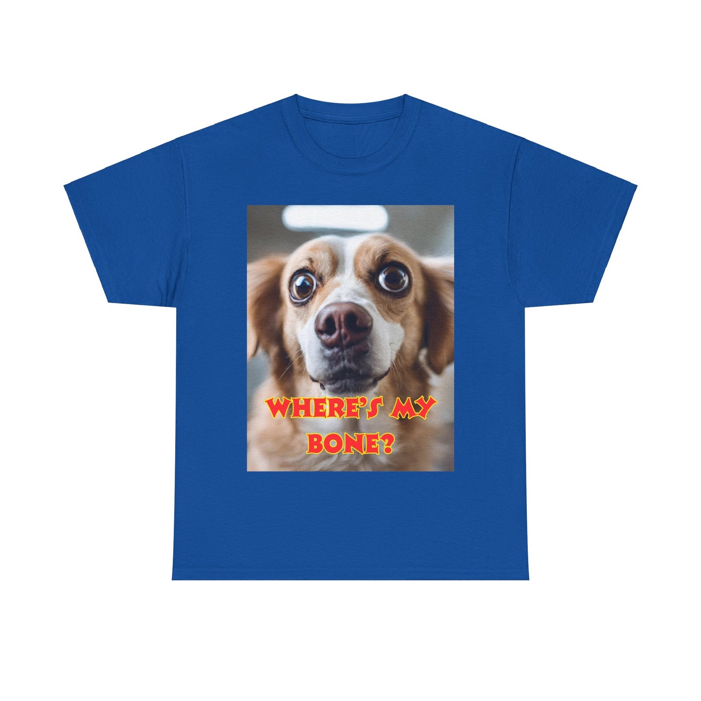 Unisex Heavy Cotton (Where's my Bone?) T-shirt