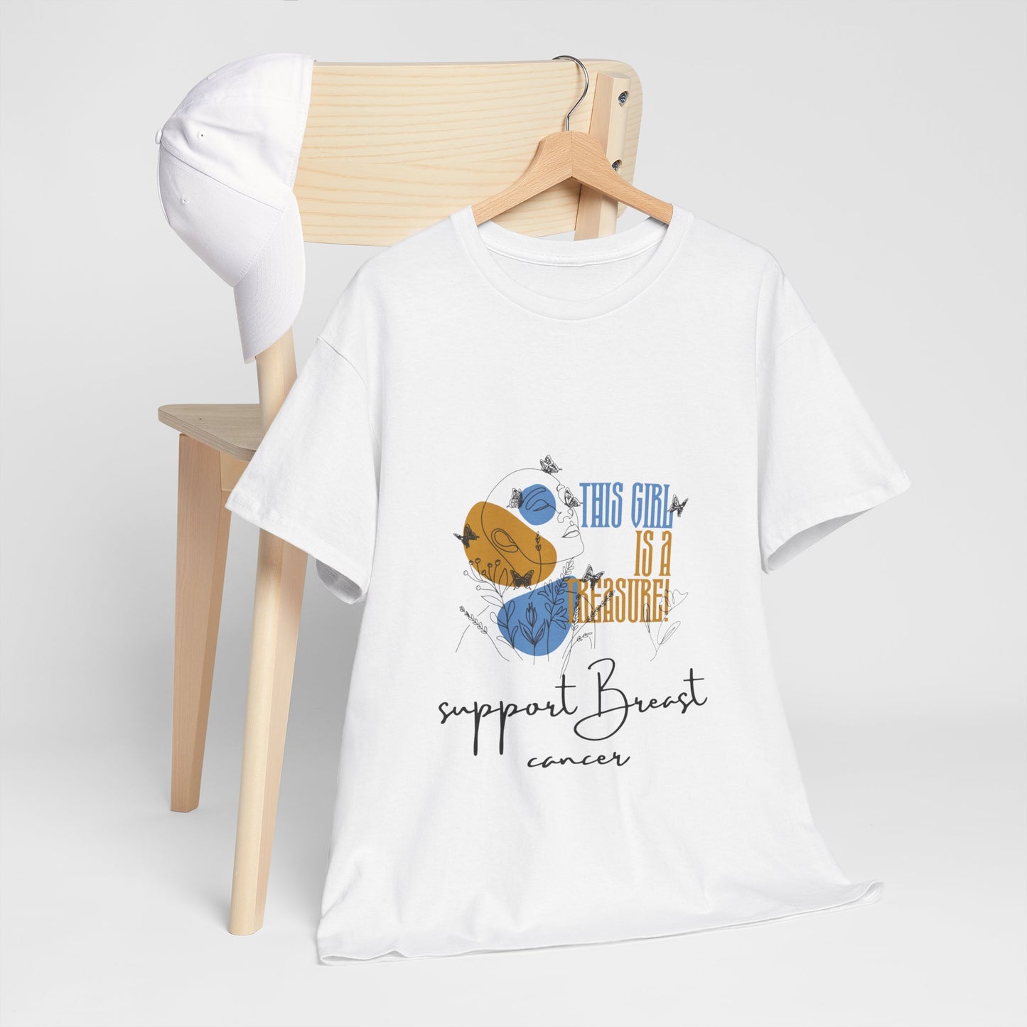 Unisex Heavy Cotton (Support Breast Cancer) T-shirt
