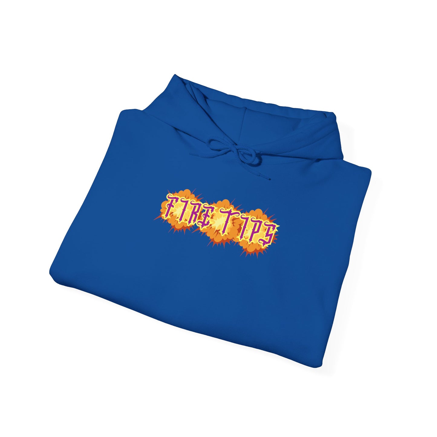 Unisex Heavy Blend™ Hooded Graphic design (Fire Tips) Sweatshirt